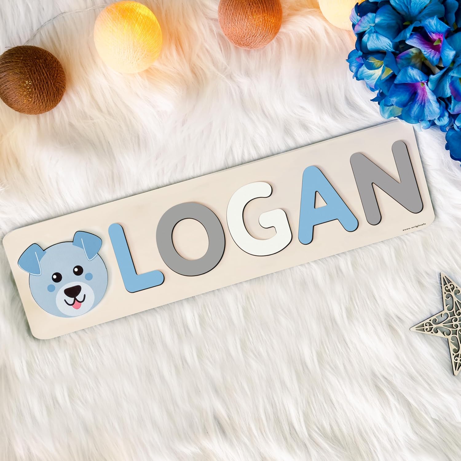 Zuzu Puzzle Customized Name Toy for Toddlers