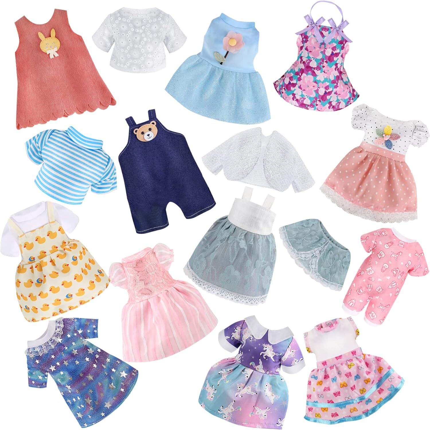 Digabi Girl Doll 12 Sets Outfits Accessories