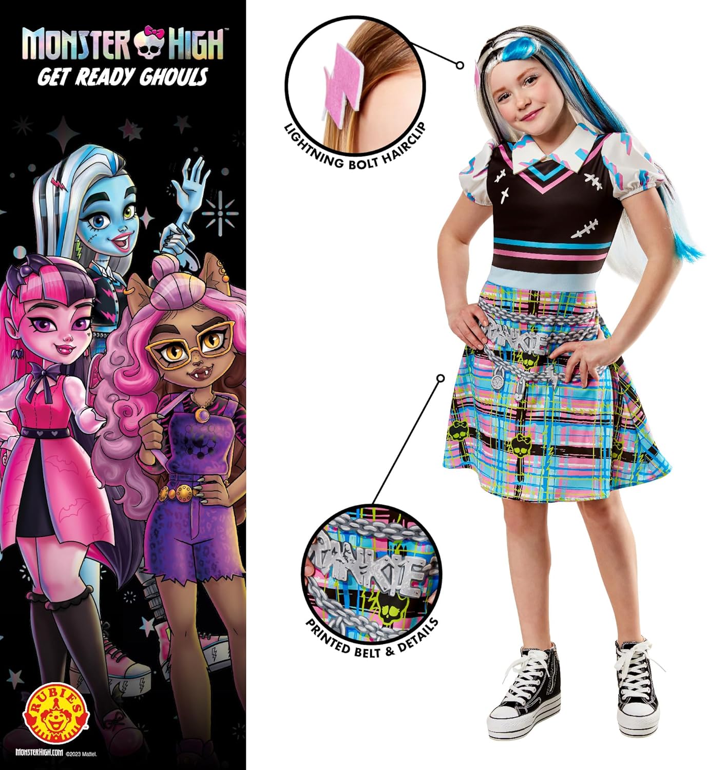 Rubies Frankie Stein Kids Jumpsuit Costume 1