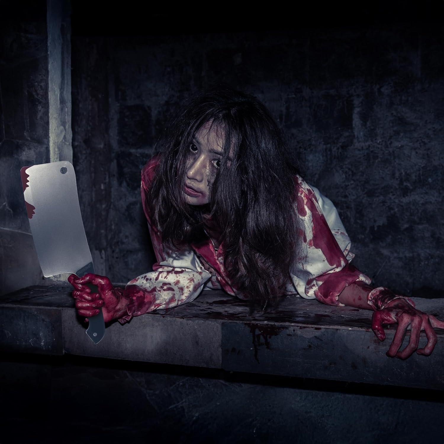 ArtCreativity Fake Bloody Knife Set Halloween Prop 1