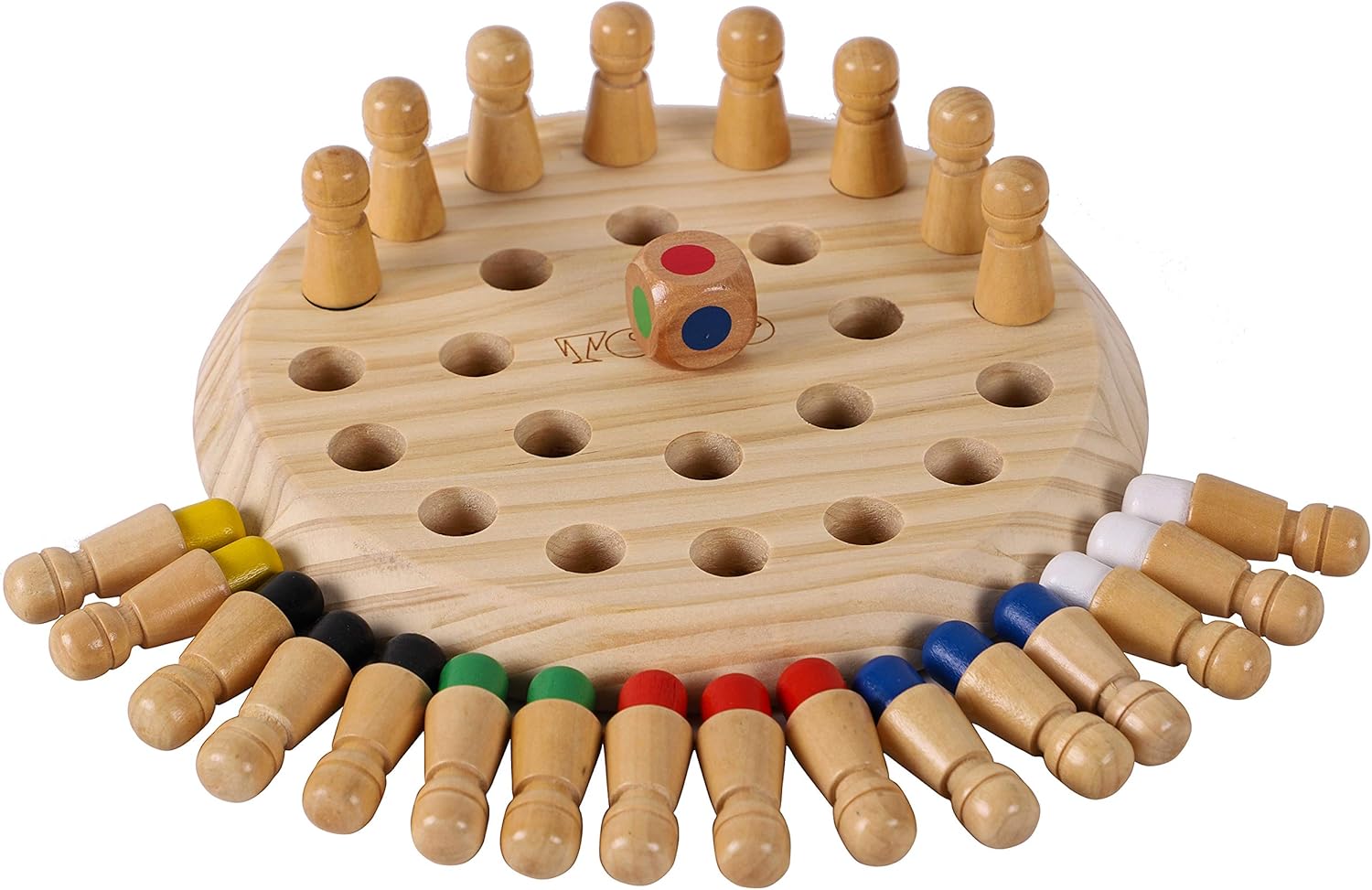 Wooden Memory Toy for Kids Adults - 3 Years Old