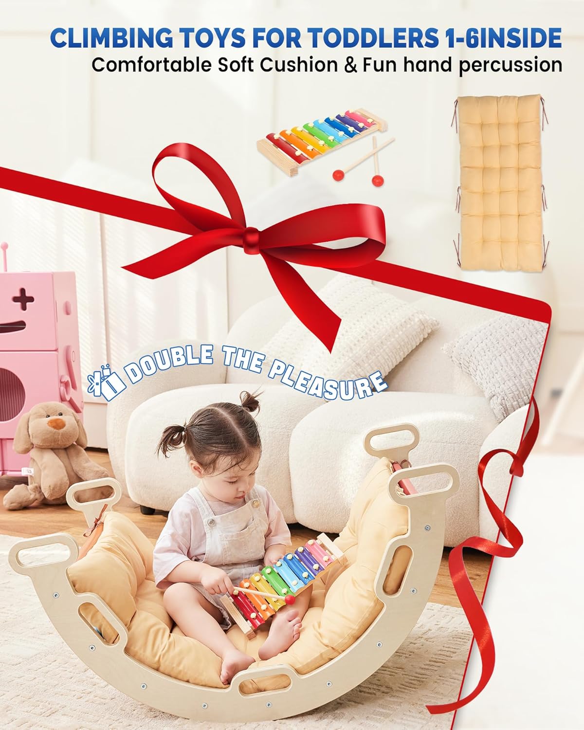 Saryocy Pikler Triangle Set for Kids 1-6
