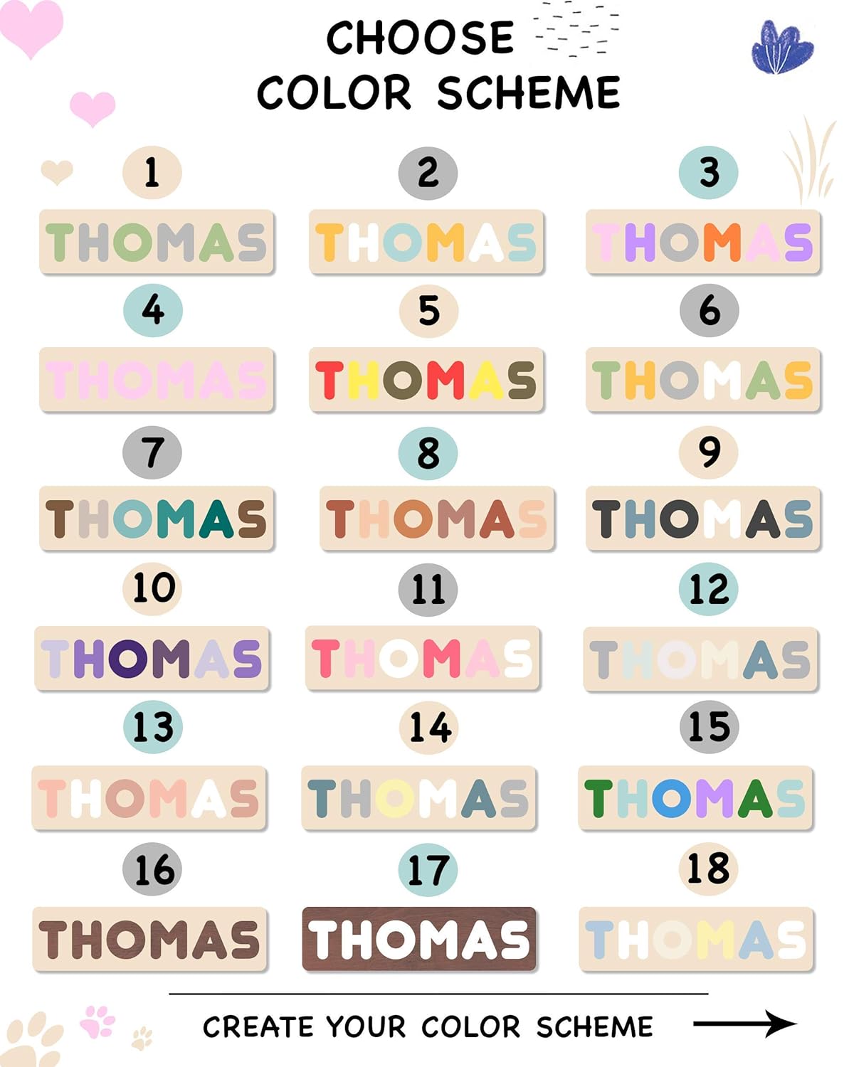 Personalized Baby Name Puzzle for Toddlers