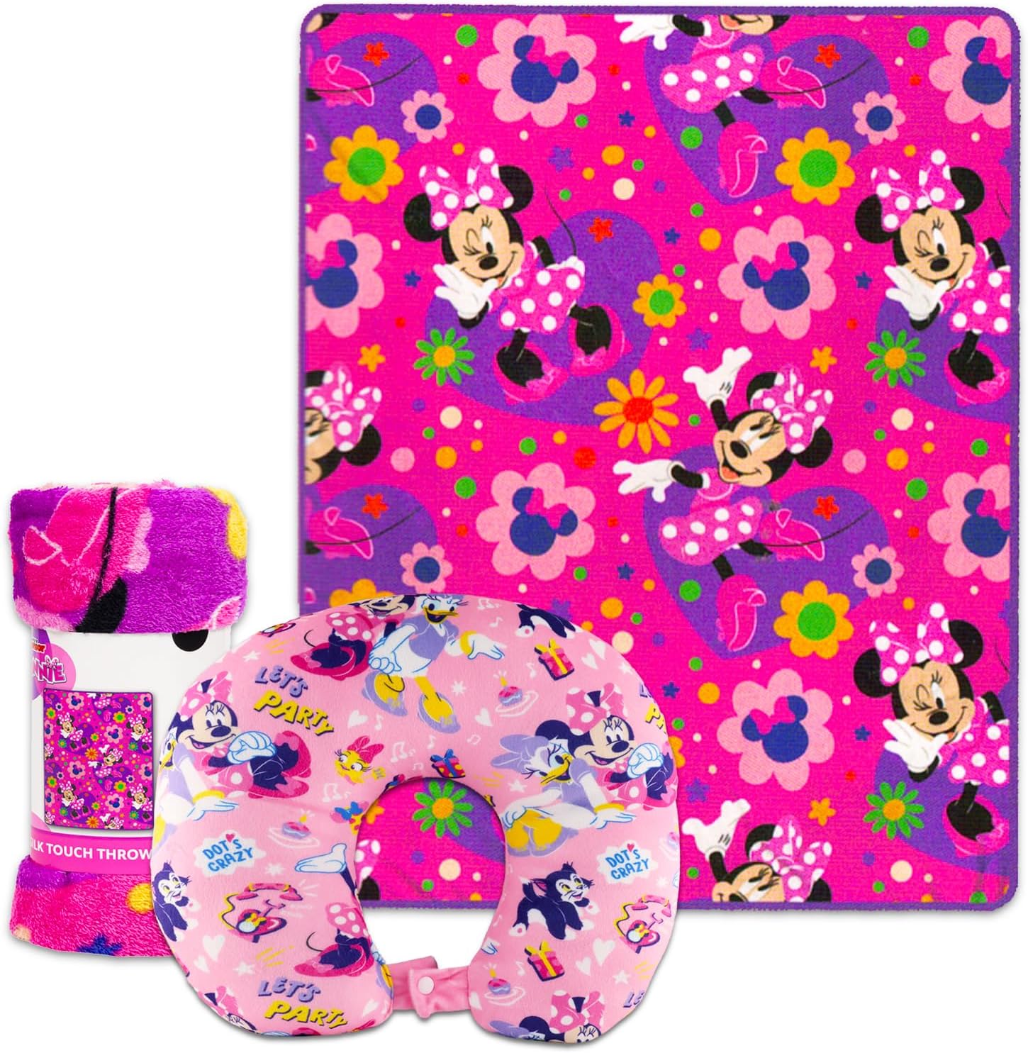 Disney Minnie Mouse Travel Blanket and Pillow Set 1