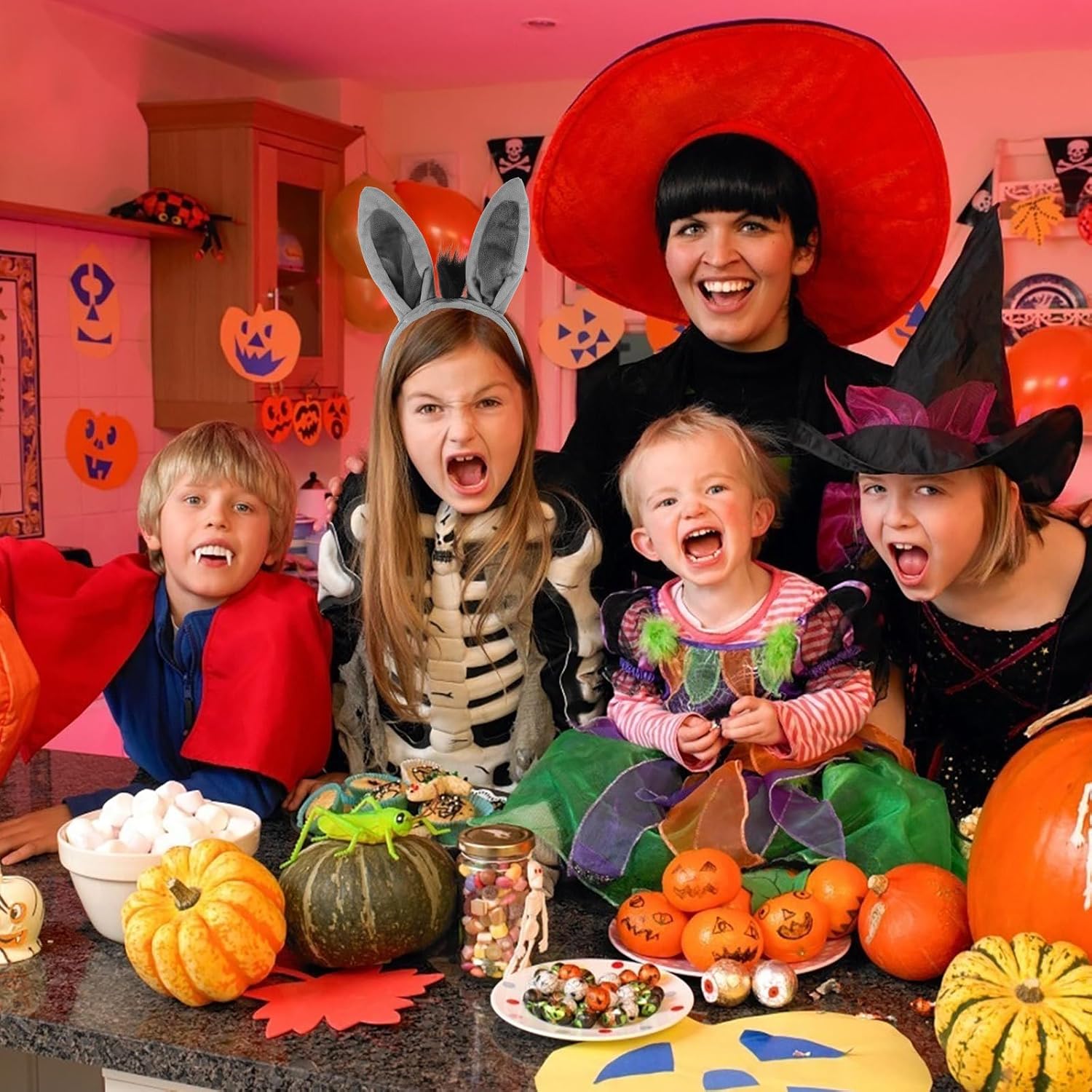 Vaguelly Donkey Ears Headband Costume Prop 1