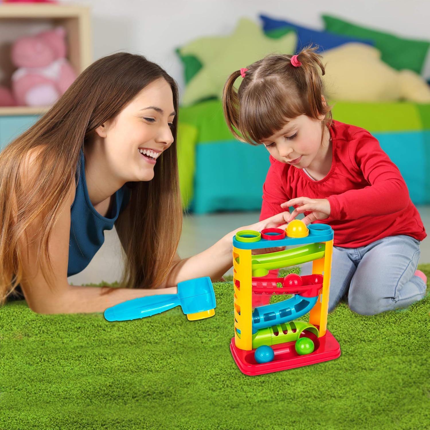 Playkidz Durable Pound a Ball Toy for Toddlers