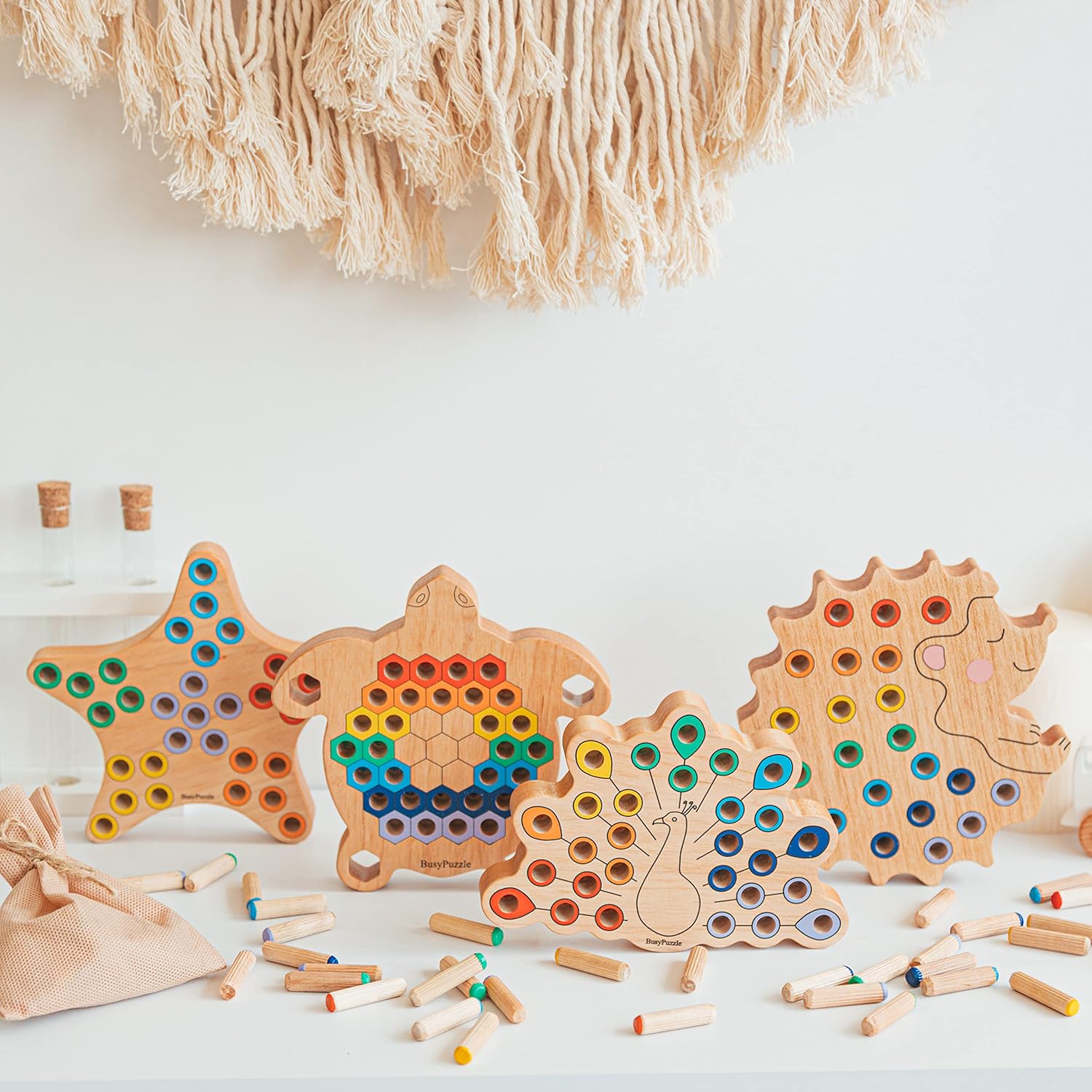 Hedgehog Montessori Sorter Toy for Kids