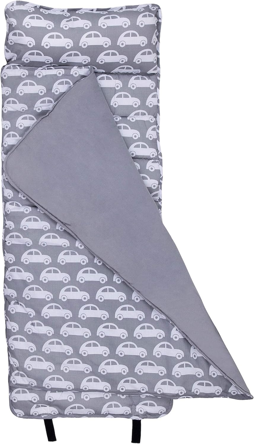Wildkin Kids Nap Mat with Pillow - Cozy Sleep Mat for School Travel