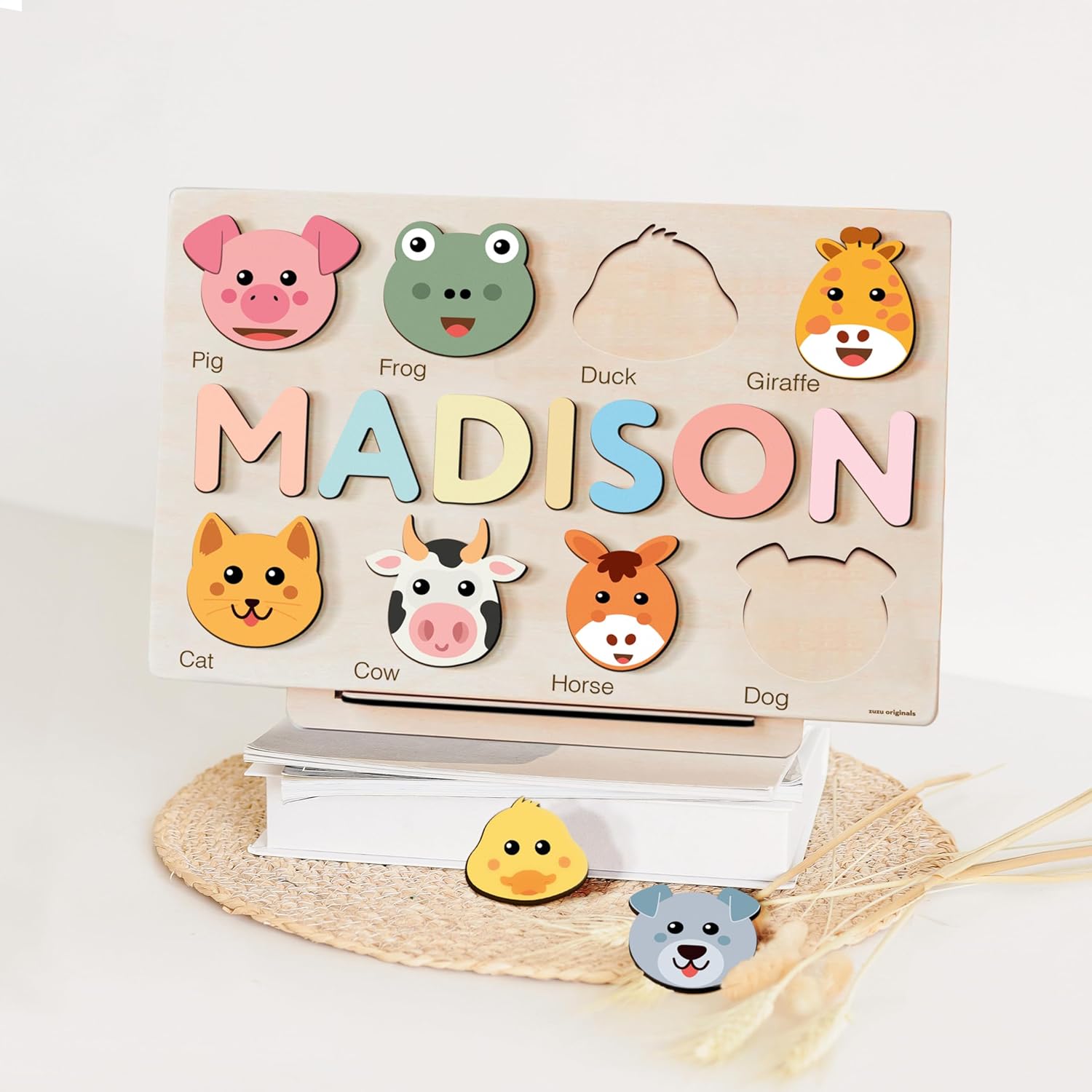 Zuzu Puzzle Customized Name Toy for Toddlers