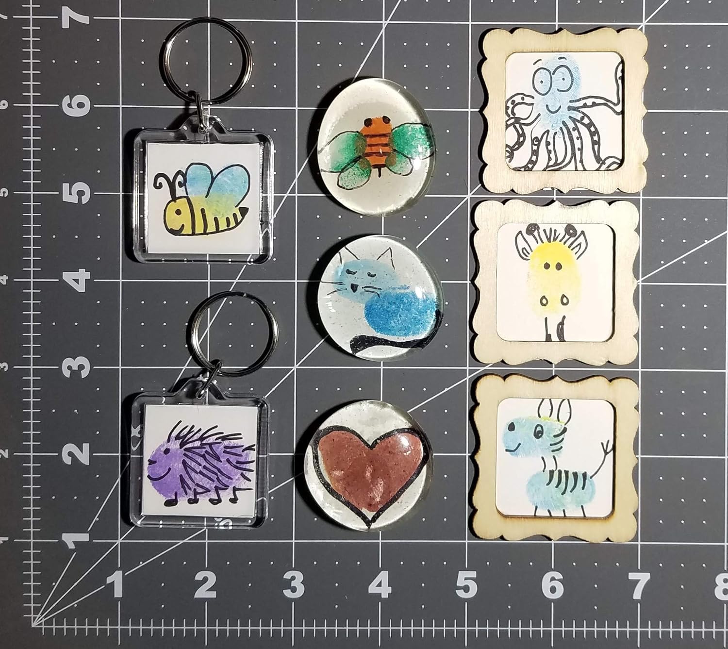 Ink Trinket Kids DIY Fingerprint Art Kit