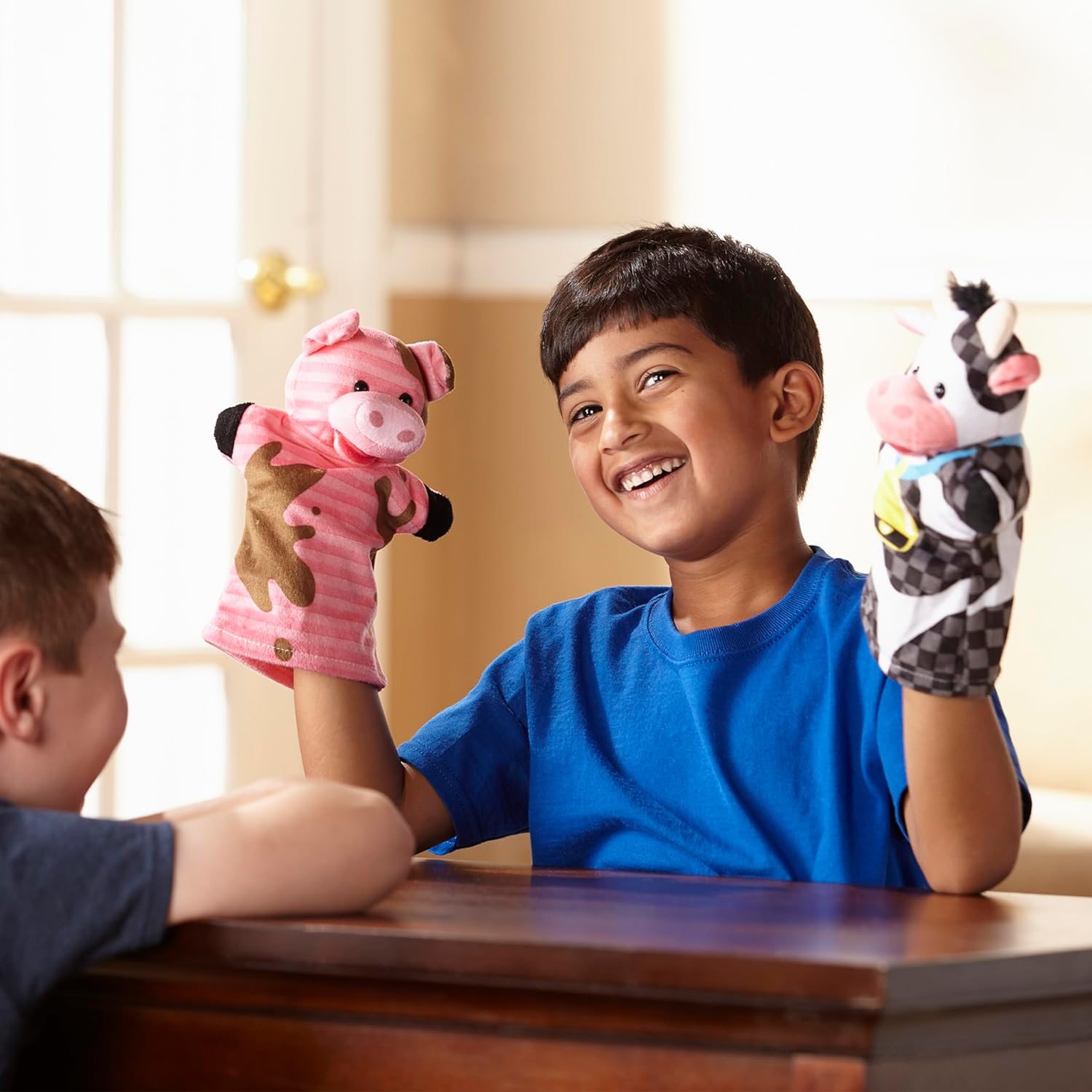 Melissa Doug Farm Friends Hand Puppets Set of 4 1