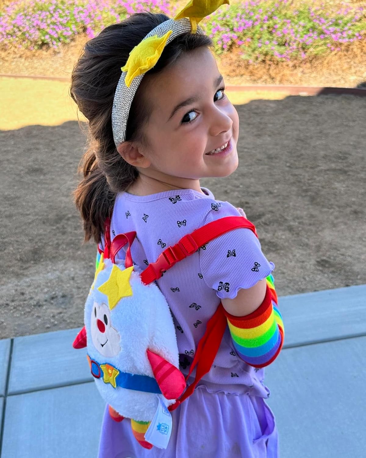 Rainbow Brite 6-Piece Costume Set for Kids Adults