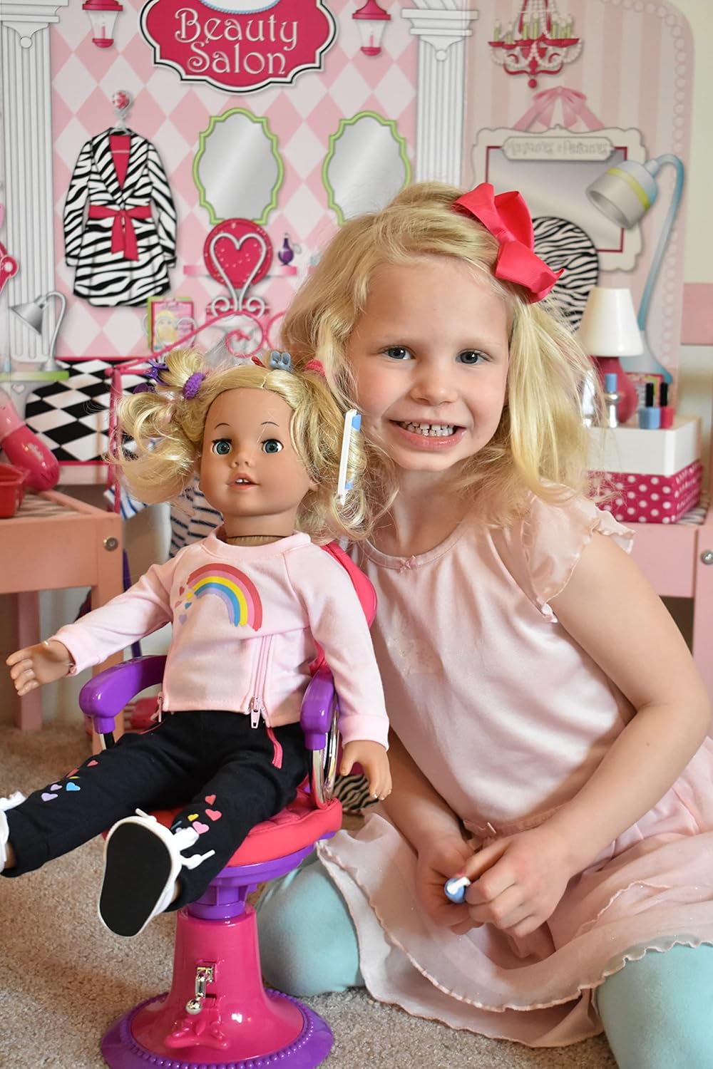Sophias Hair Salon 30-Piece Set for 18 Dolls