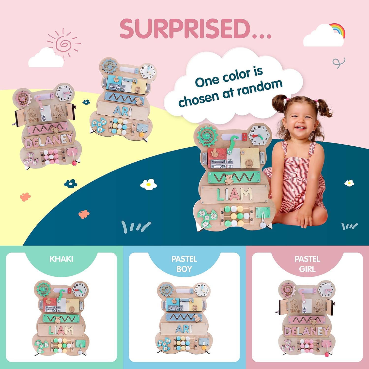Nabytok Customized Name Puzzle for Toddlers