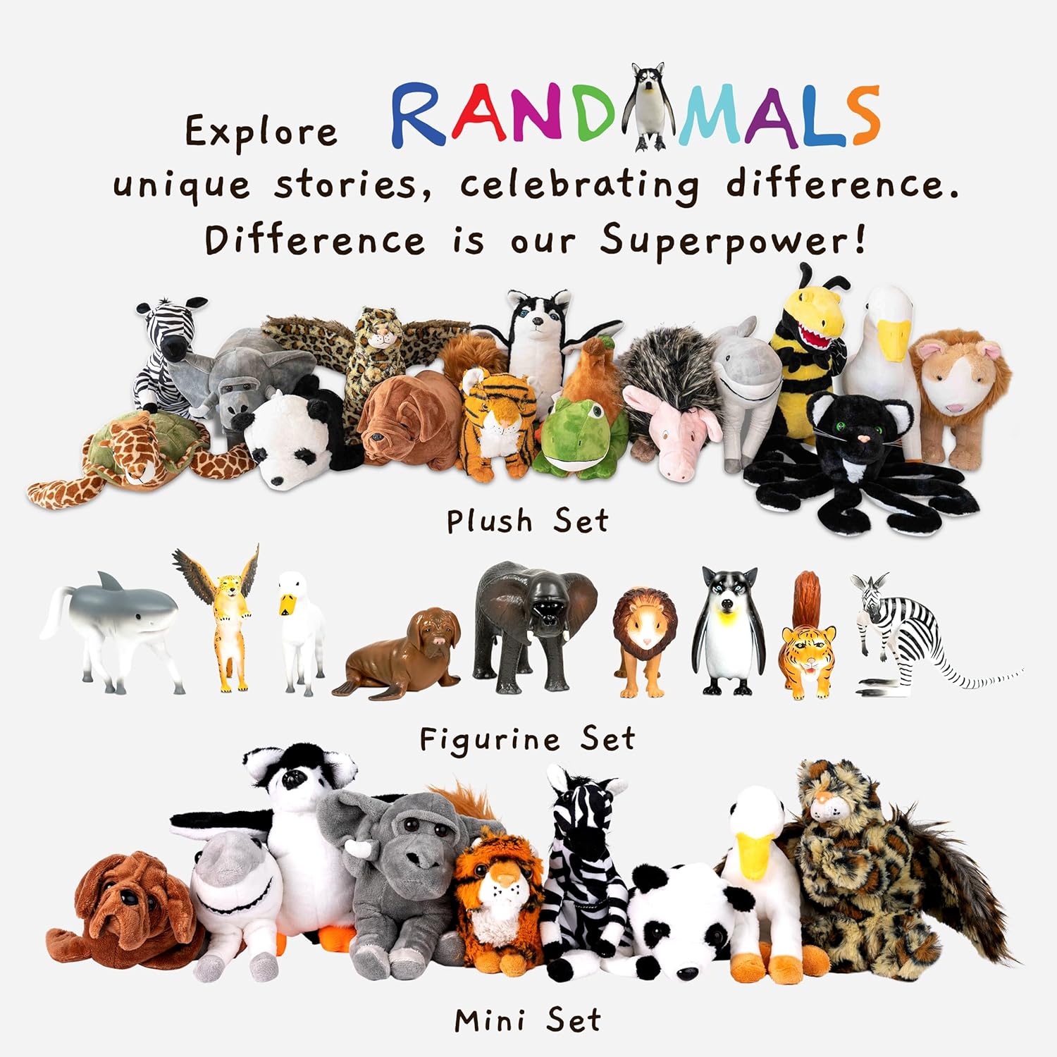 Randimals P-Dawg Hybrid Animal Figurine Toy