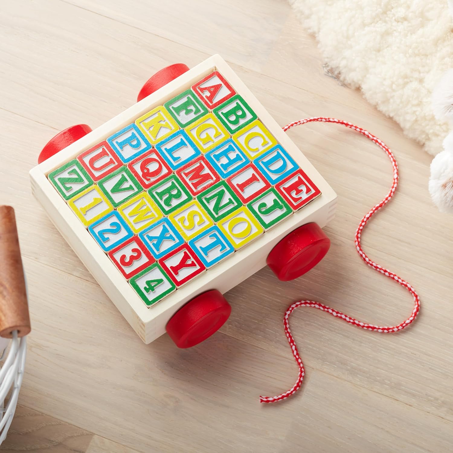 Melissa Doug Classic ABC Wooden Block Set
