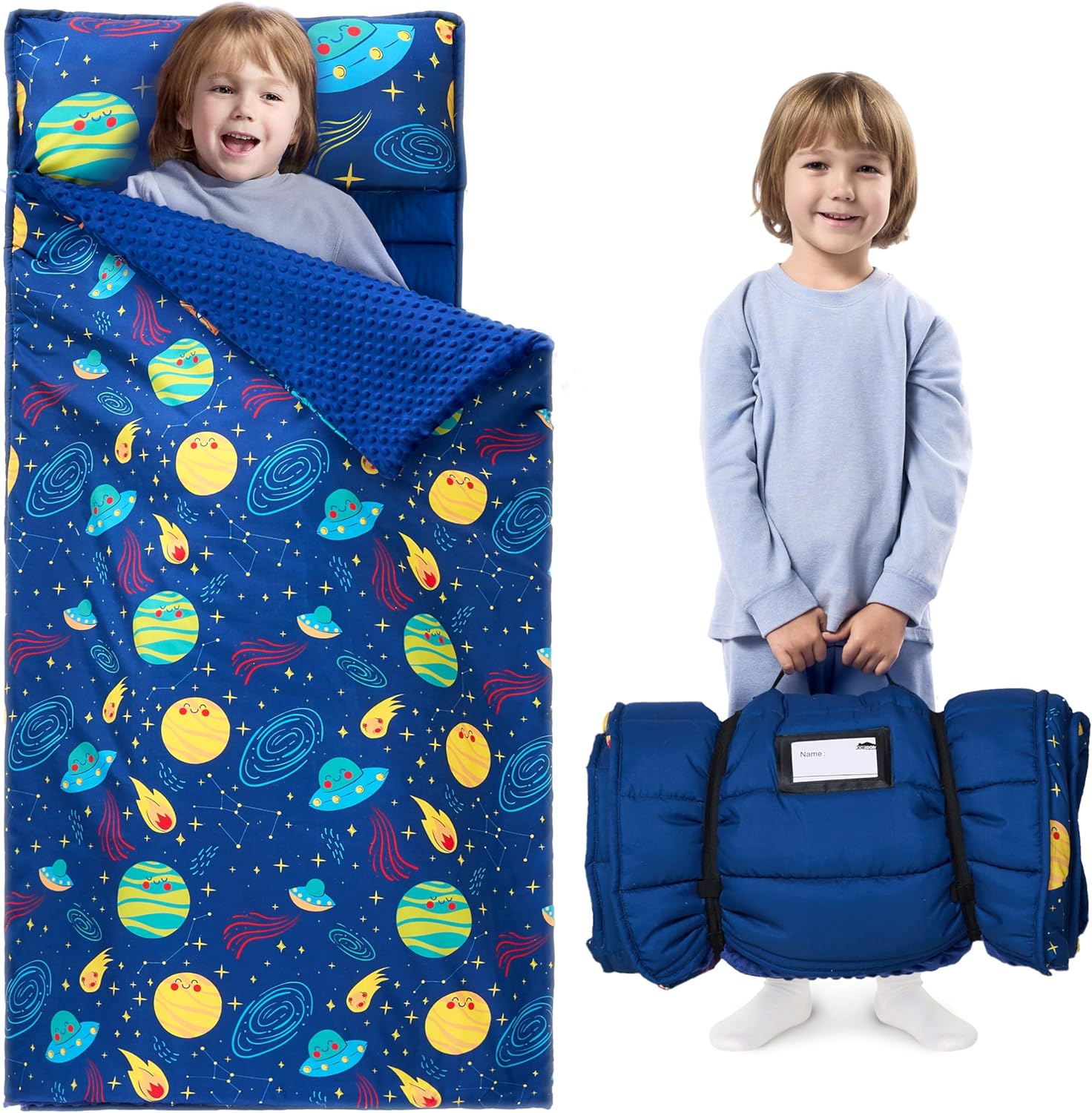 Joiedomi Toddler Nap Mat with Pillow and Blanket