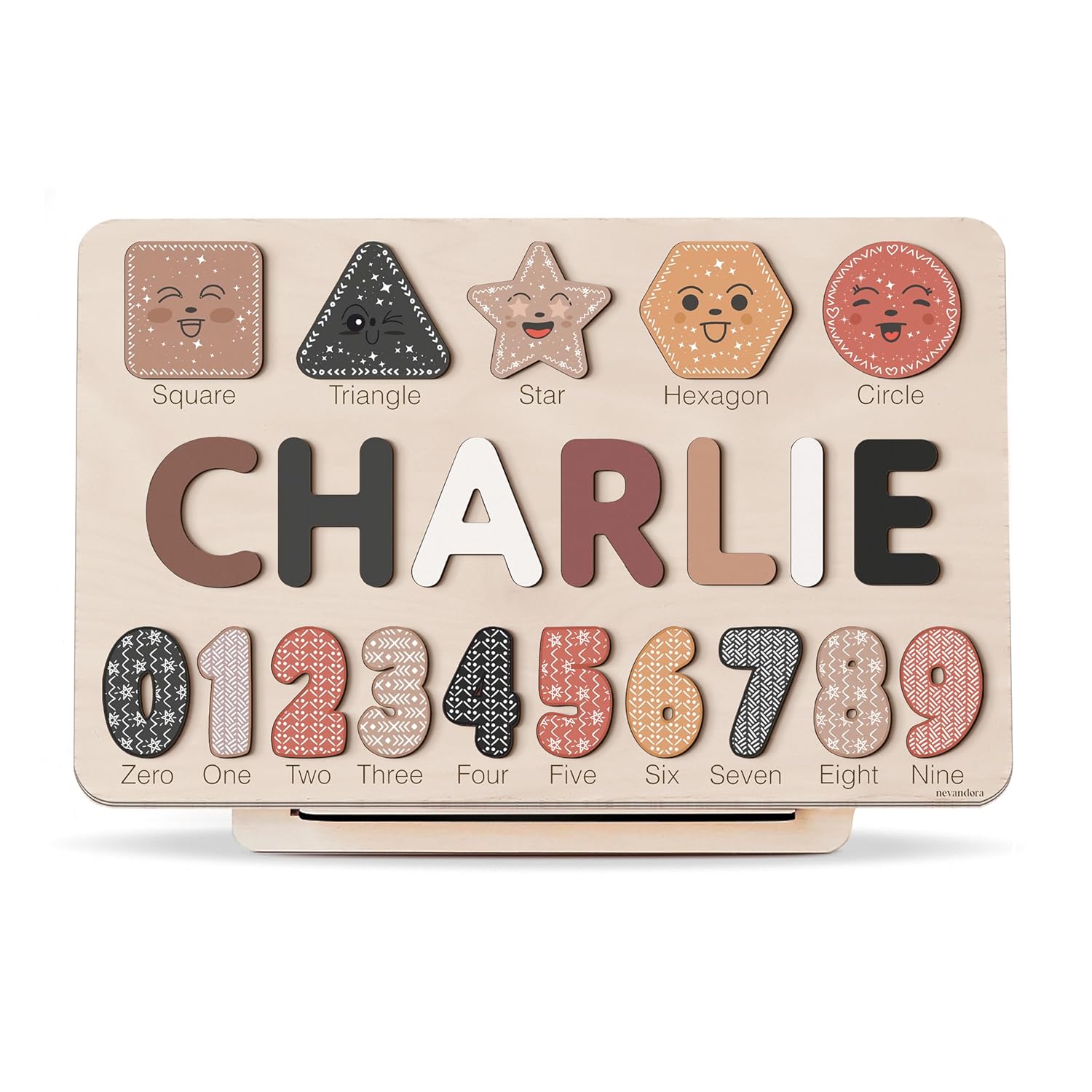 Personalized Wooden Name Puzzle for Kids Educational Toy