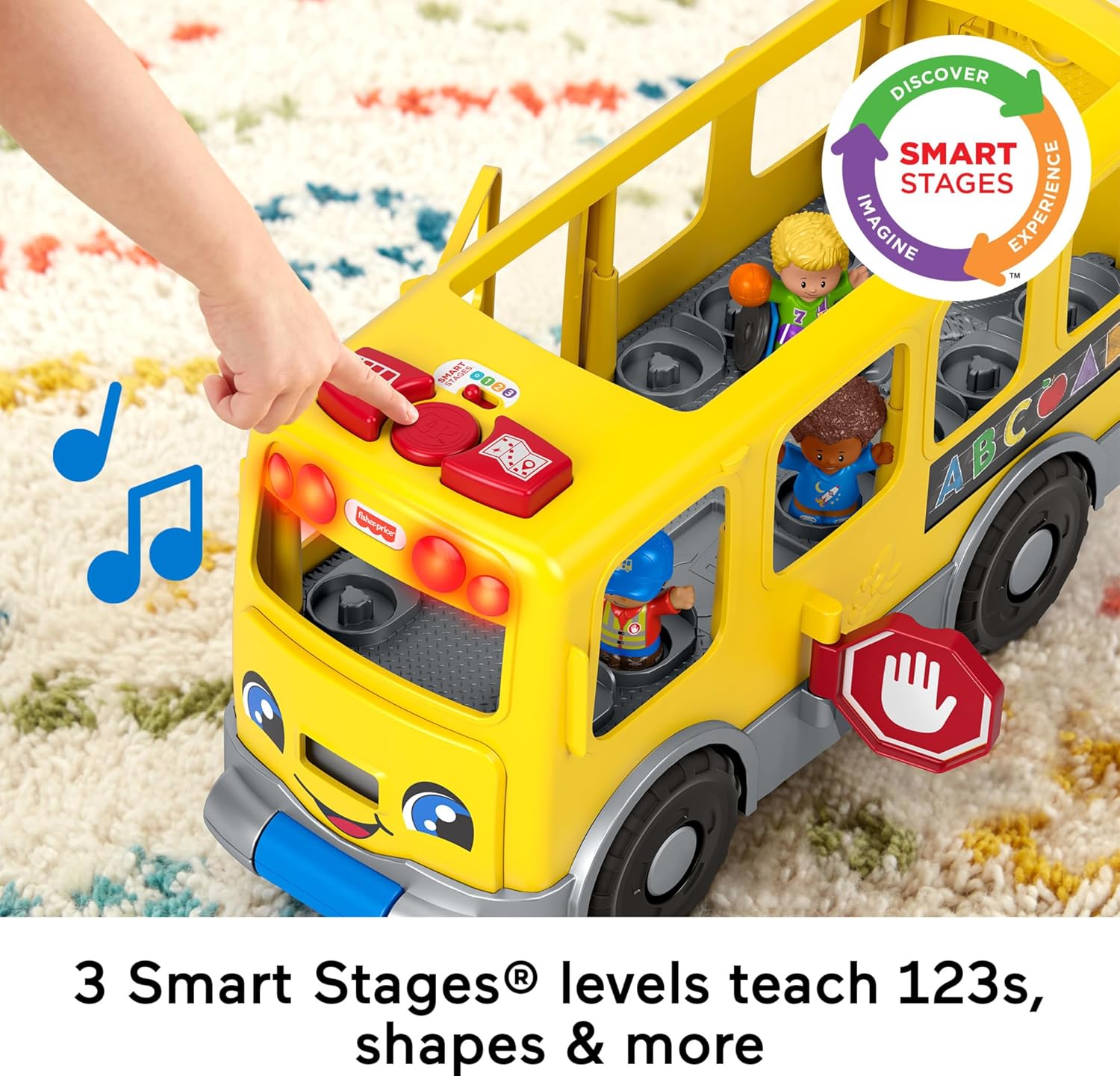 Fisher-Price Little People Big Yellow School Bus Figures Set