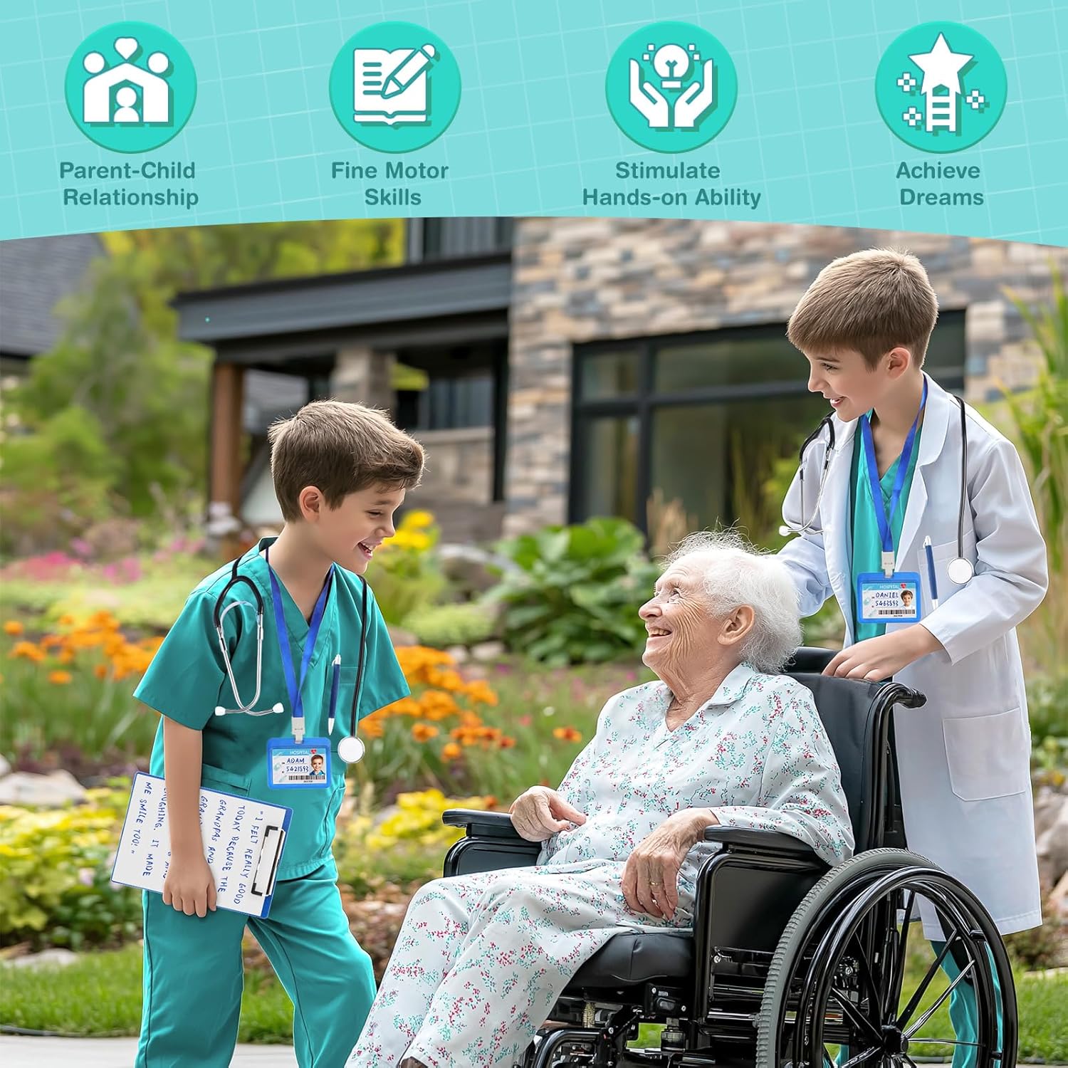 Joycover Doctor Costume for Kids 3-12 1