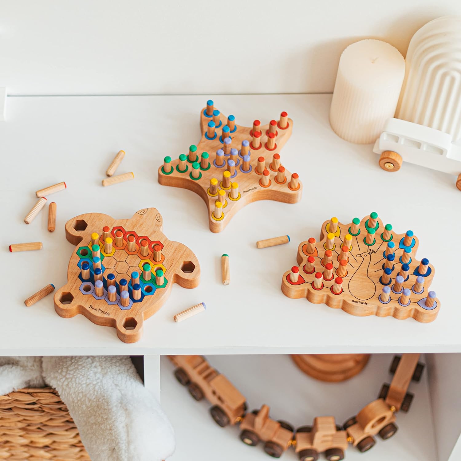 Hedgehog Montessori Sorter Toy for Kids