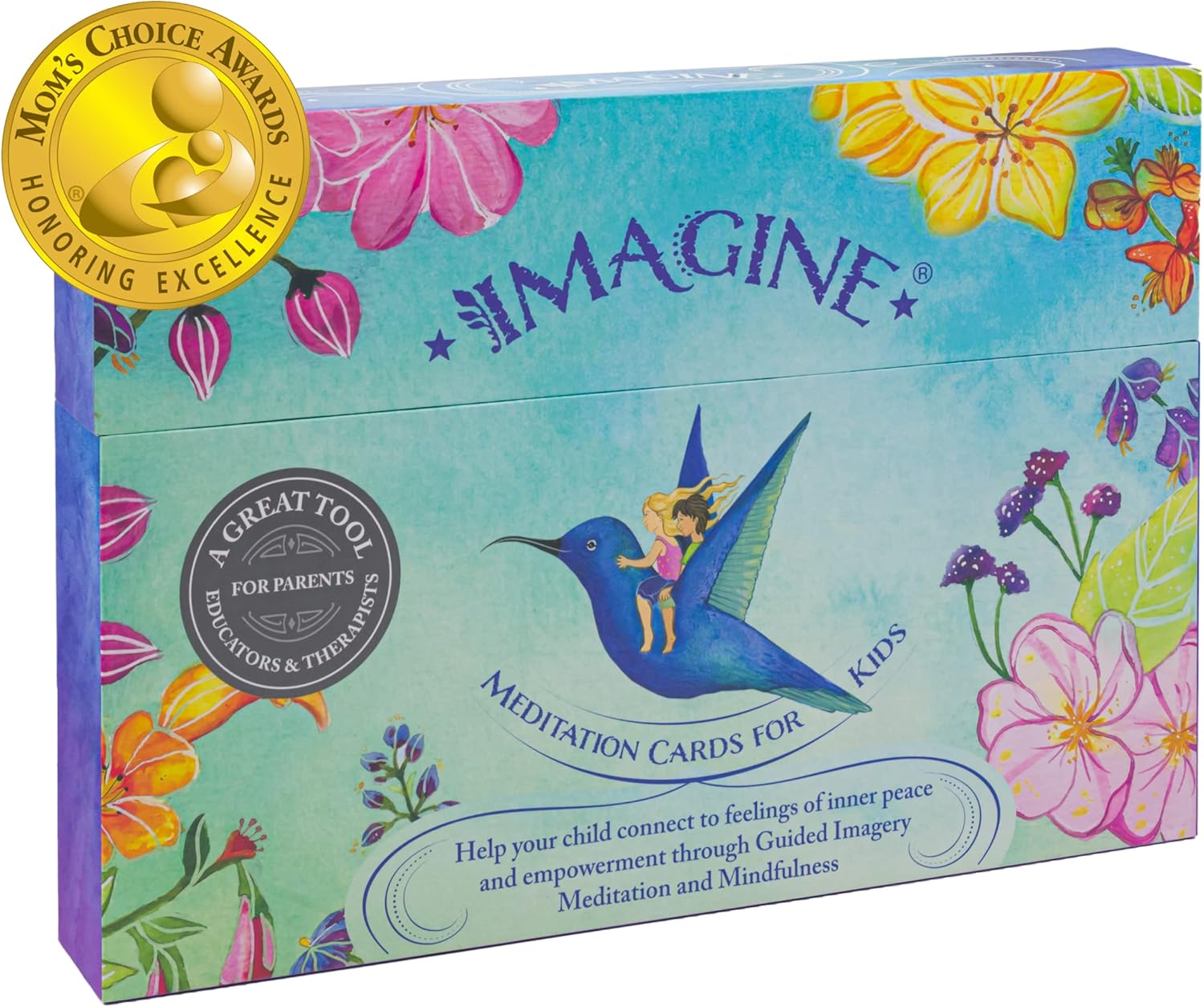 Imagine Meditation Cards for Kids - Mindfulness Relaxation Kit