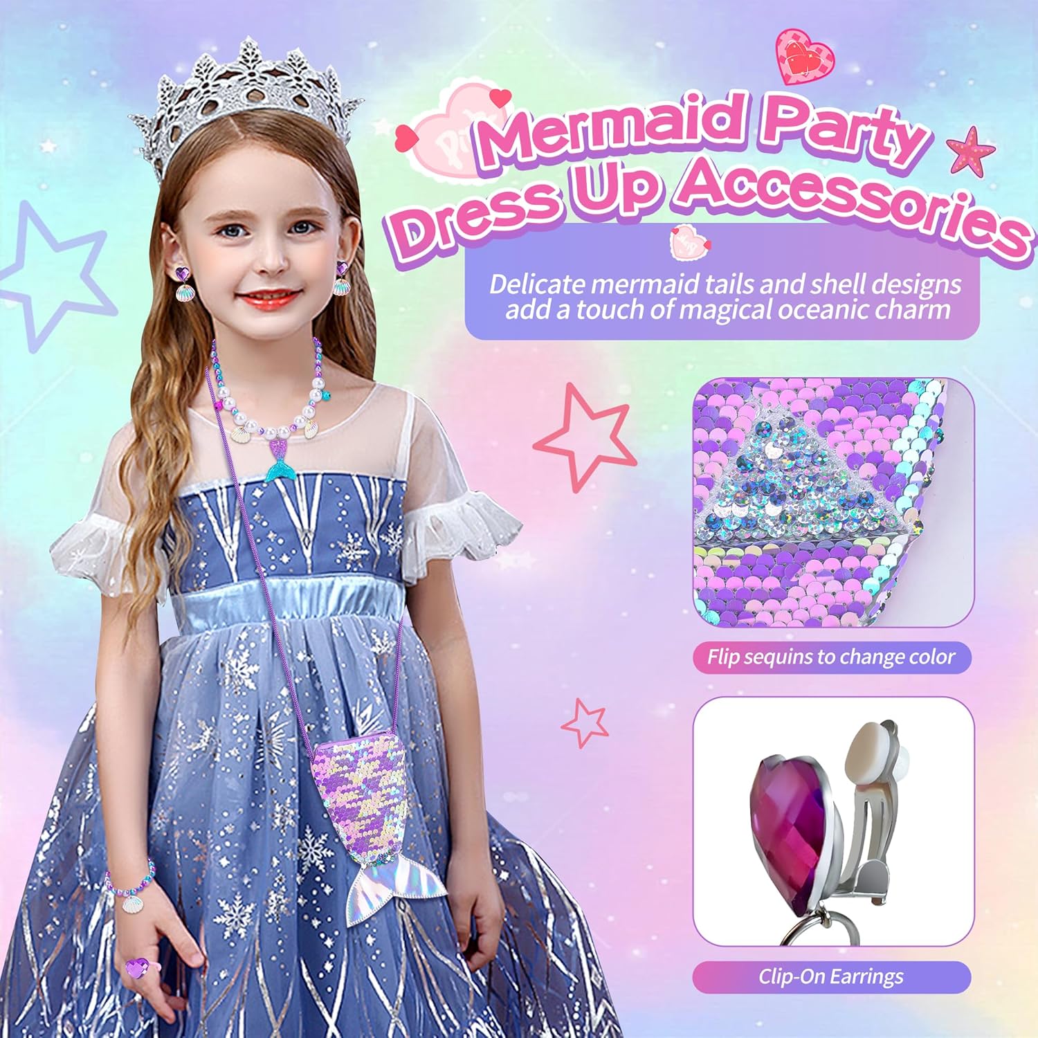 Cherry Tale Mermaid Gift Set for Girls 4-10