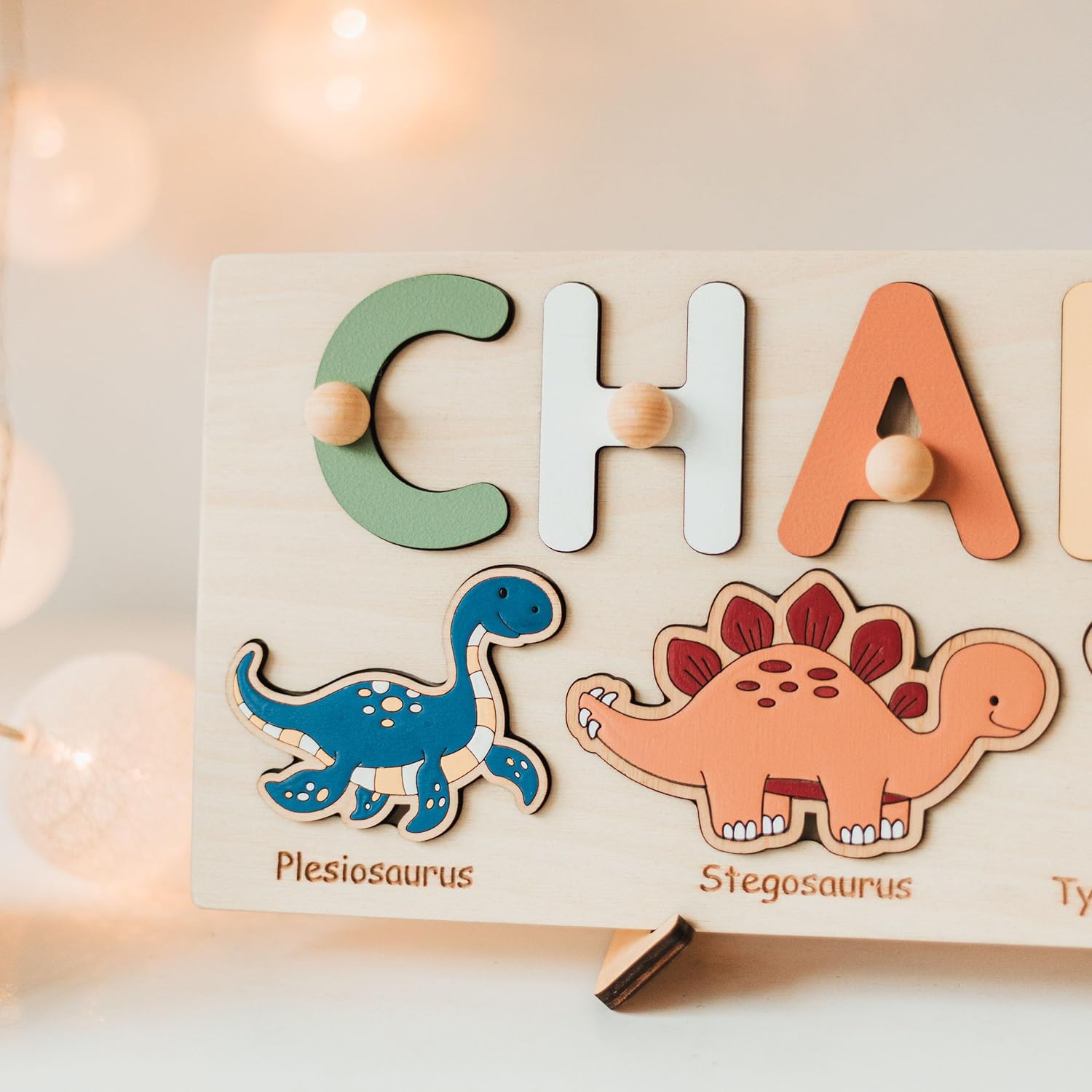 Dinosaur Name Puzzle for 1 Year Old