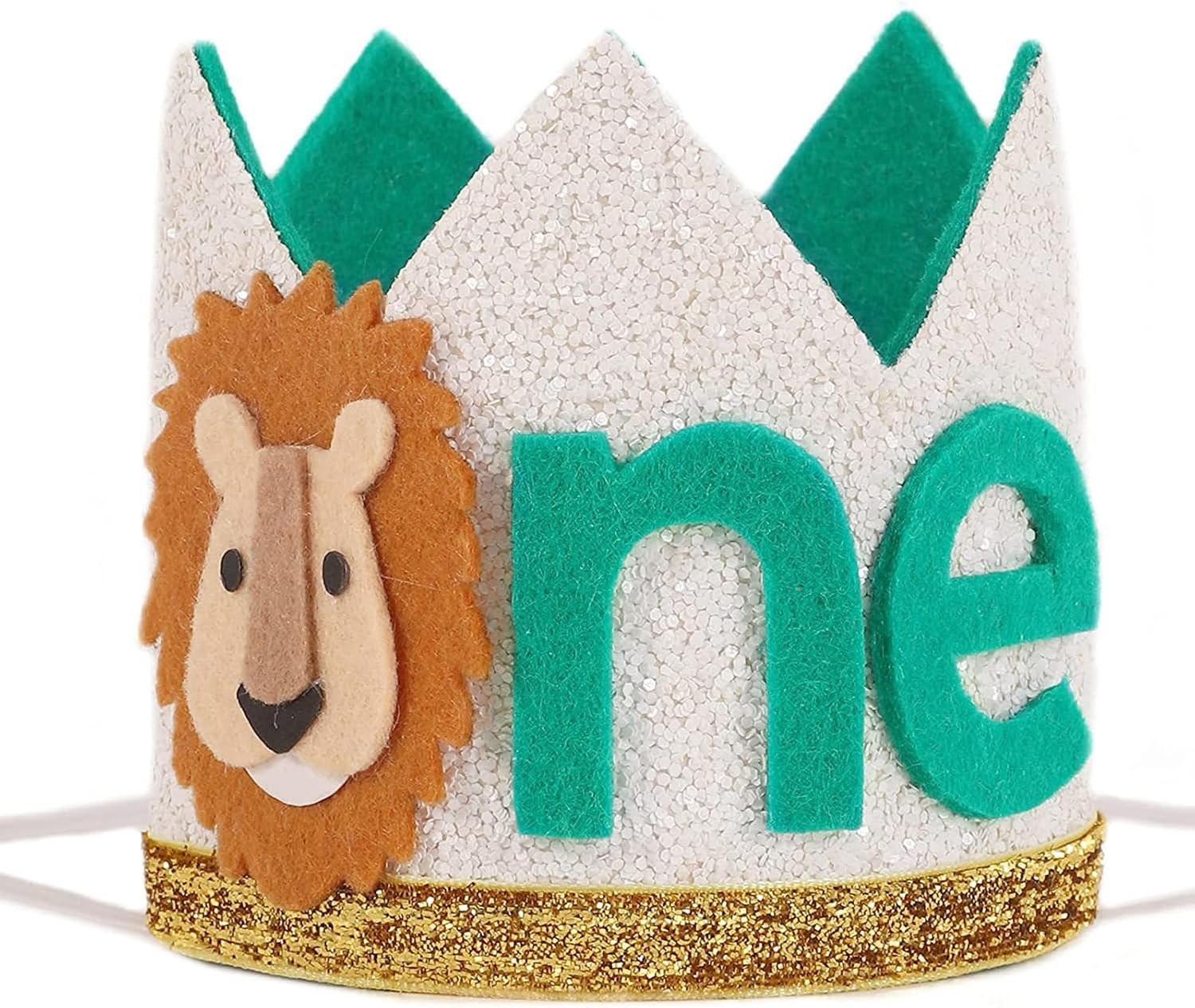 Safari Lion 1st Birthday Crown for Boys
