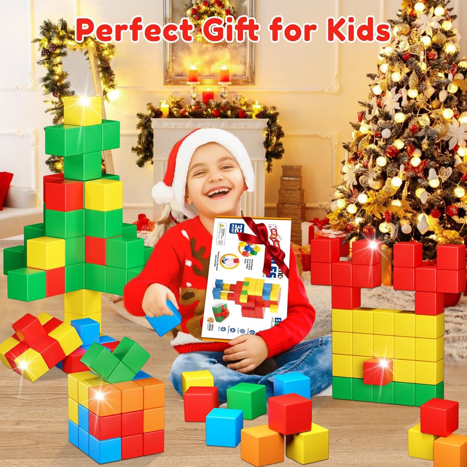 Magnetic Blocks for Kids Ages 3-8 STEM Learning Toy 1