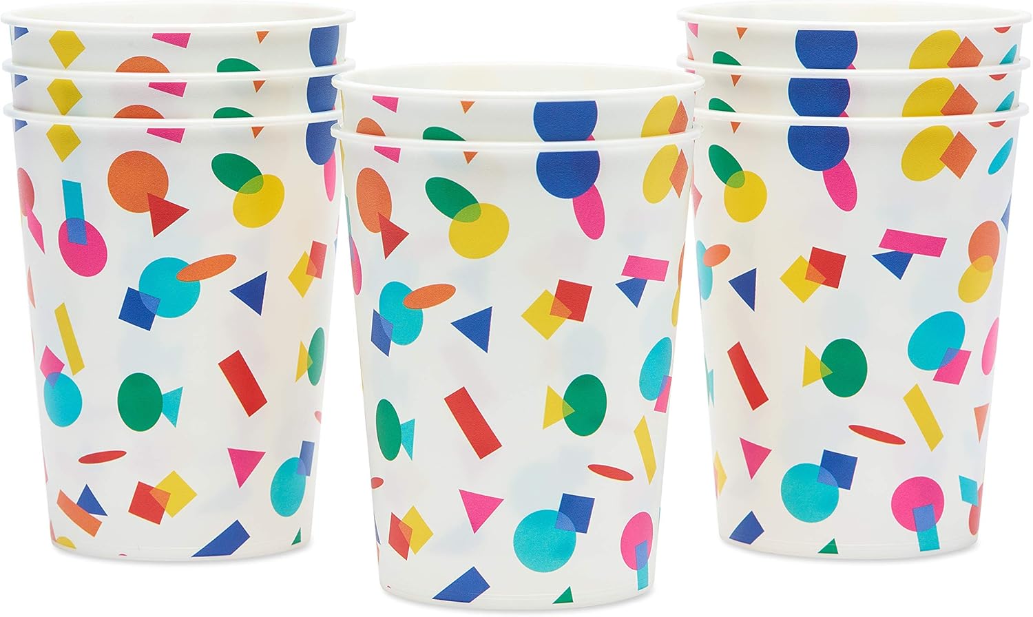 American Greetings Rainbow Cups 8-Count 16 oz