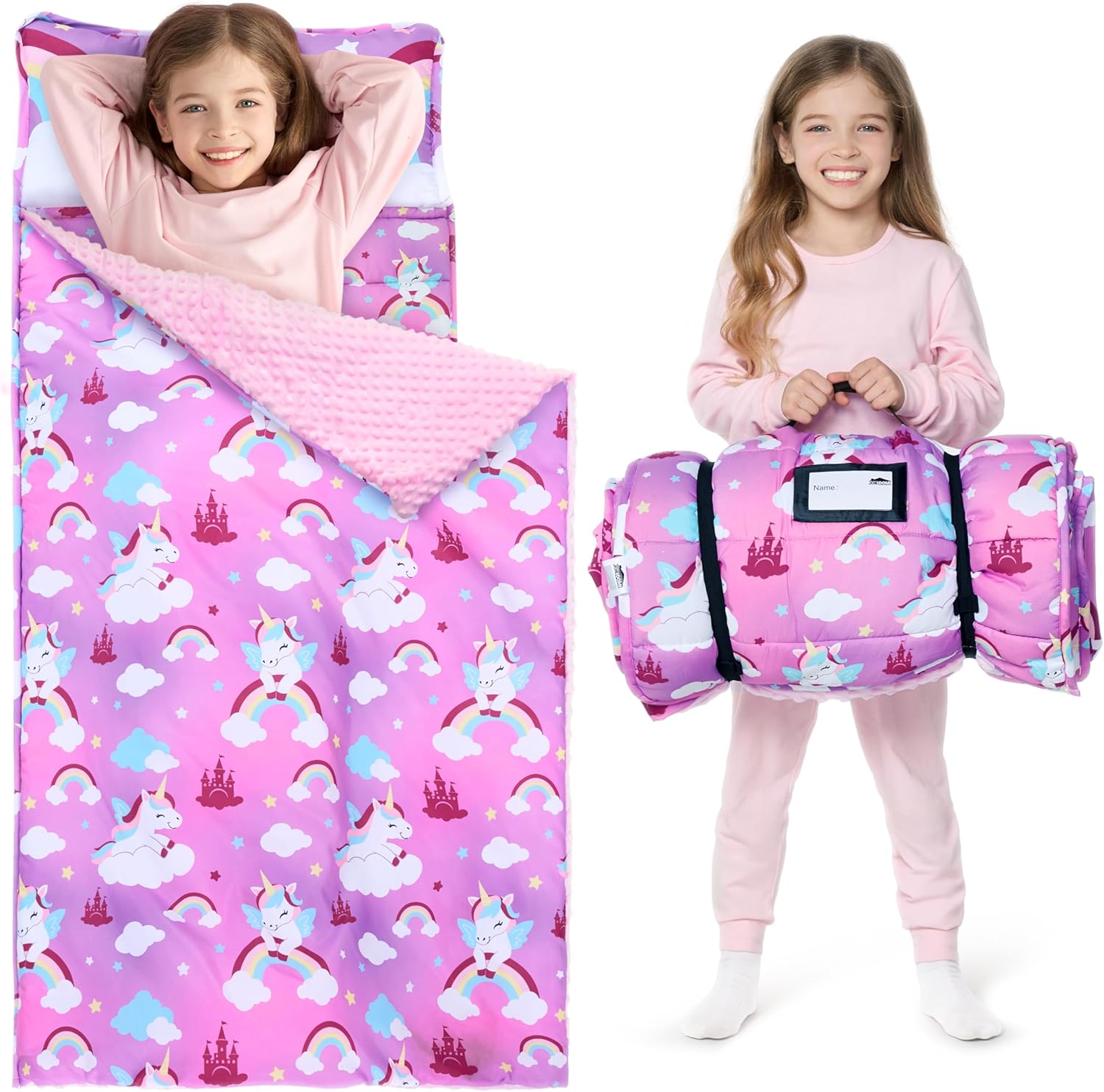 Joiedomi Toddler Nap Mat with Pillow and Blanket 1