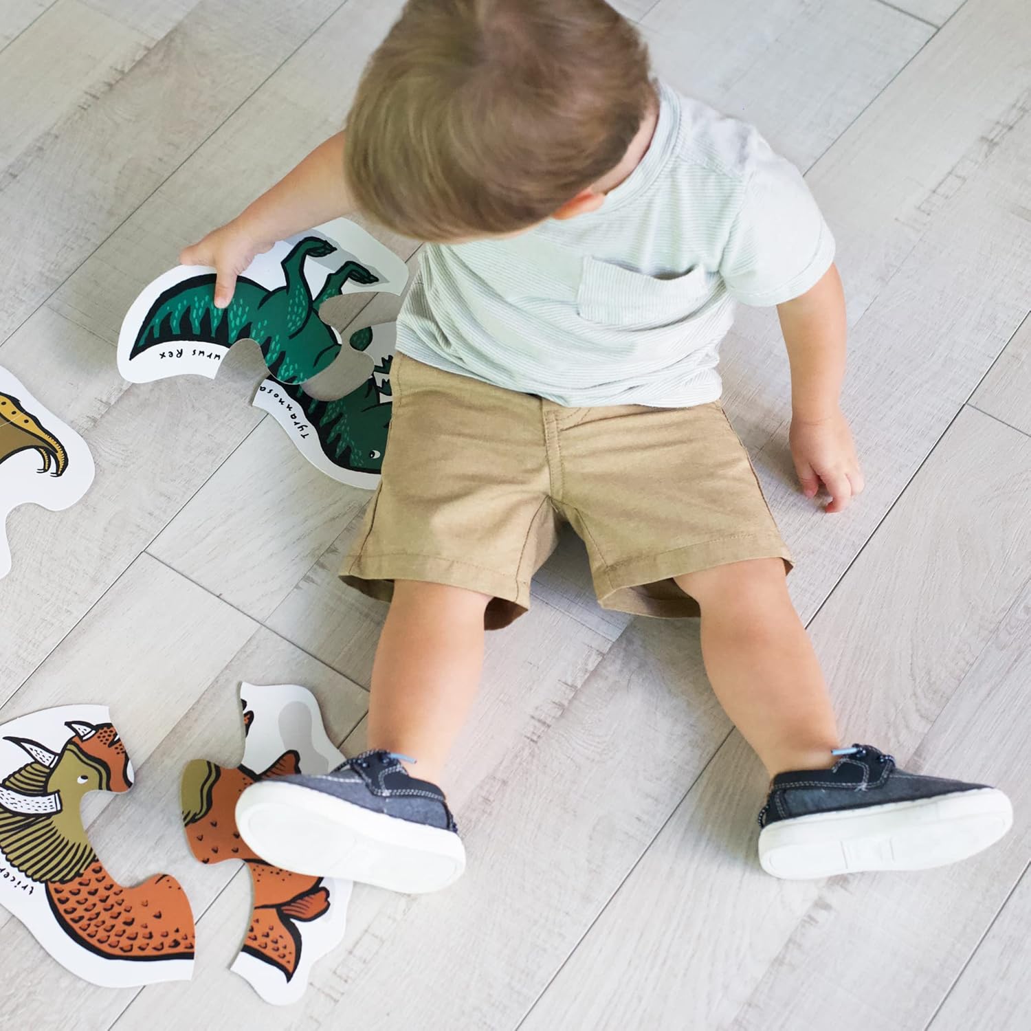 Wee Gallery Dinos Puzzle 12 Pieces 6 Puzzles