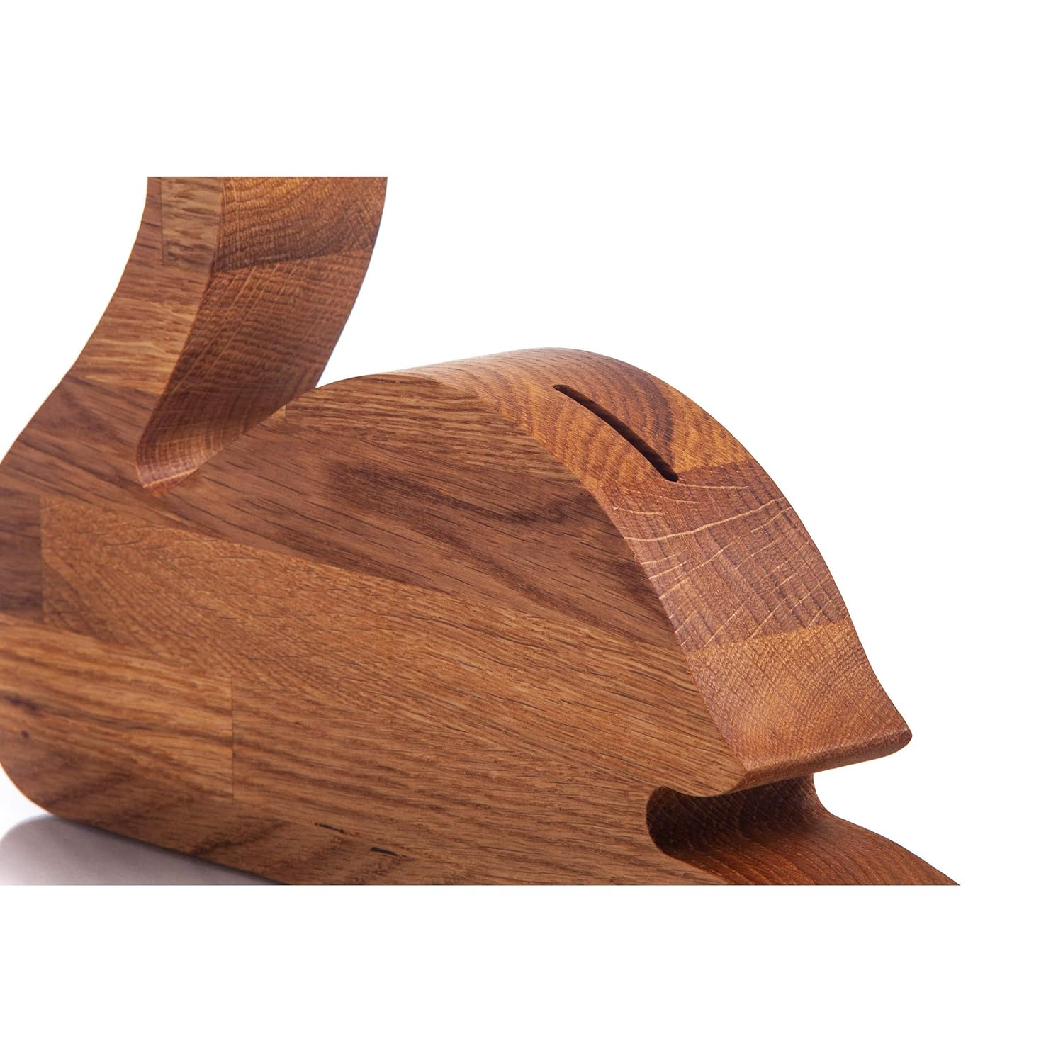 Wood Piggy Bank Swan - Montessori Wooden Gift for Kids