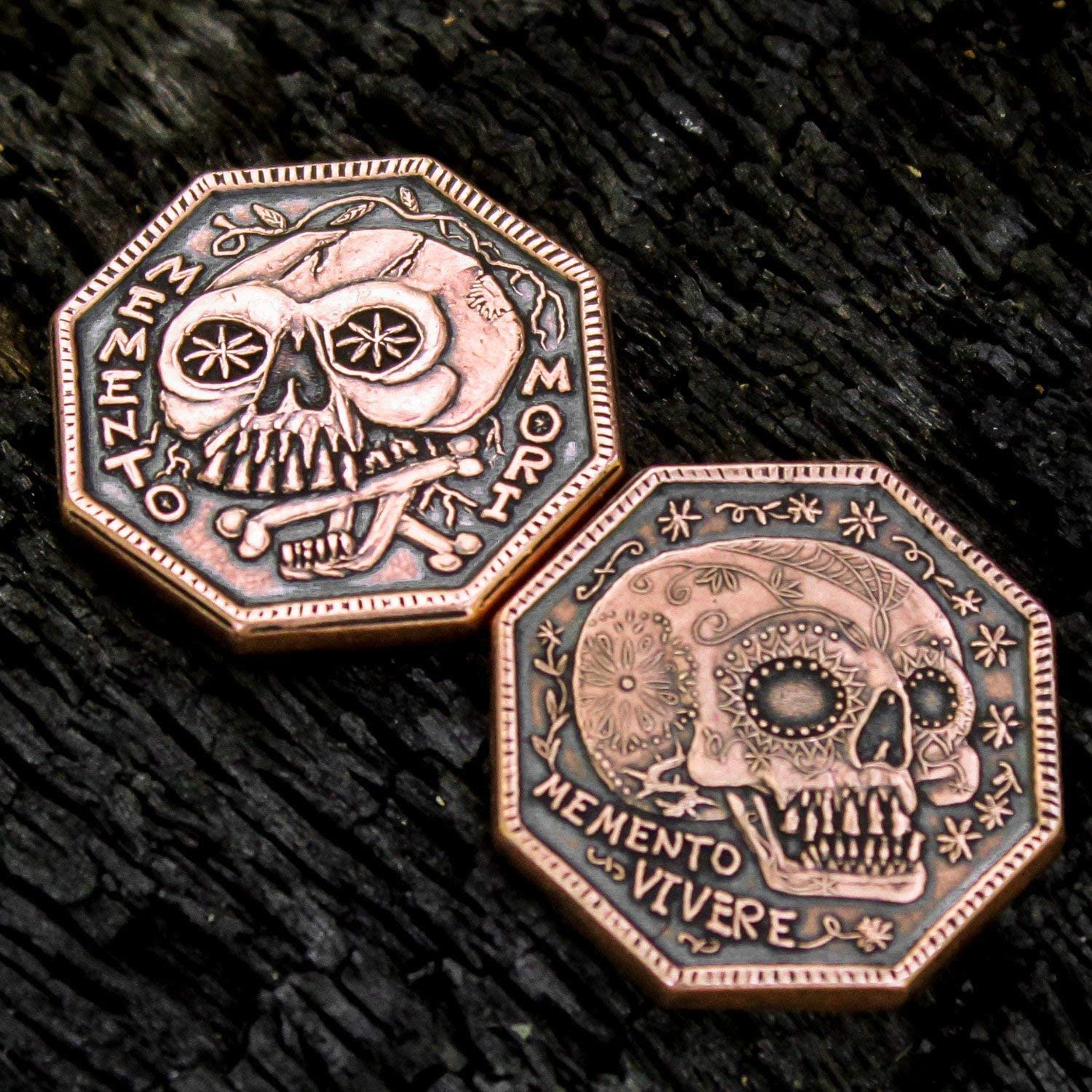 Memento Mori Copper Reminder Coin - 1 Inch