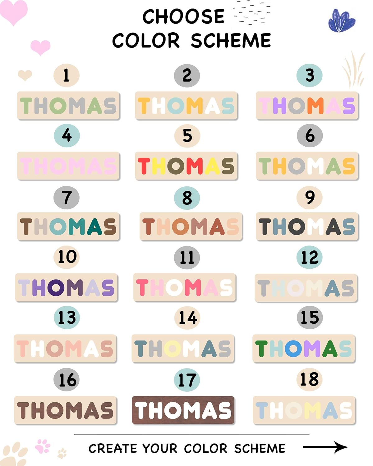 Dinosaur Design Custom Name Puzzle for Kids