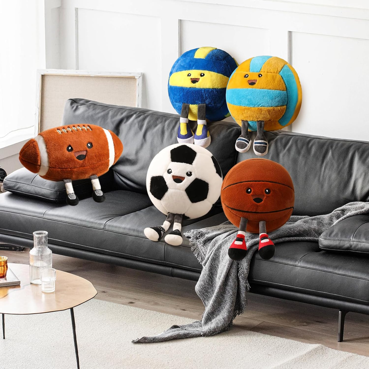 Stepxi Soccer Ball Pillow - Cute Sports Room Decor