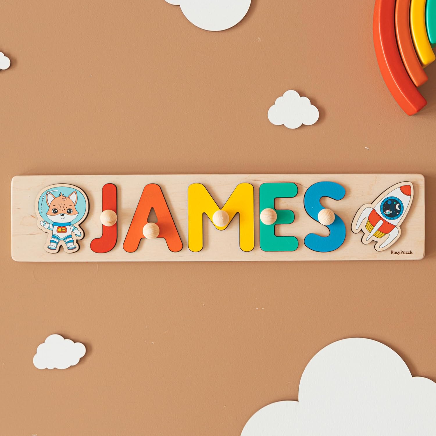 Personalized Wooden Name Puzzle for Kids