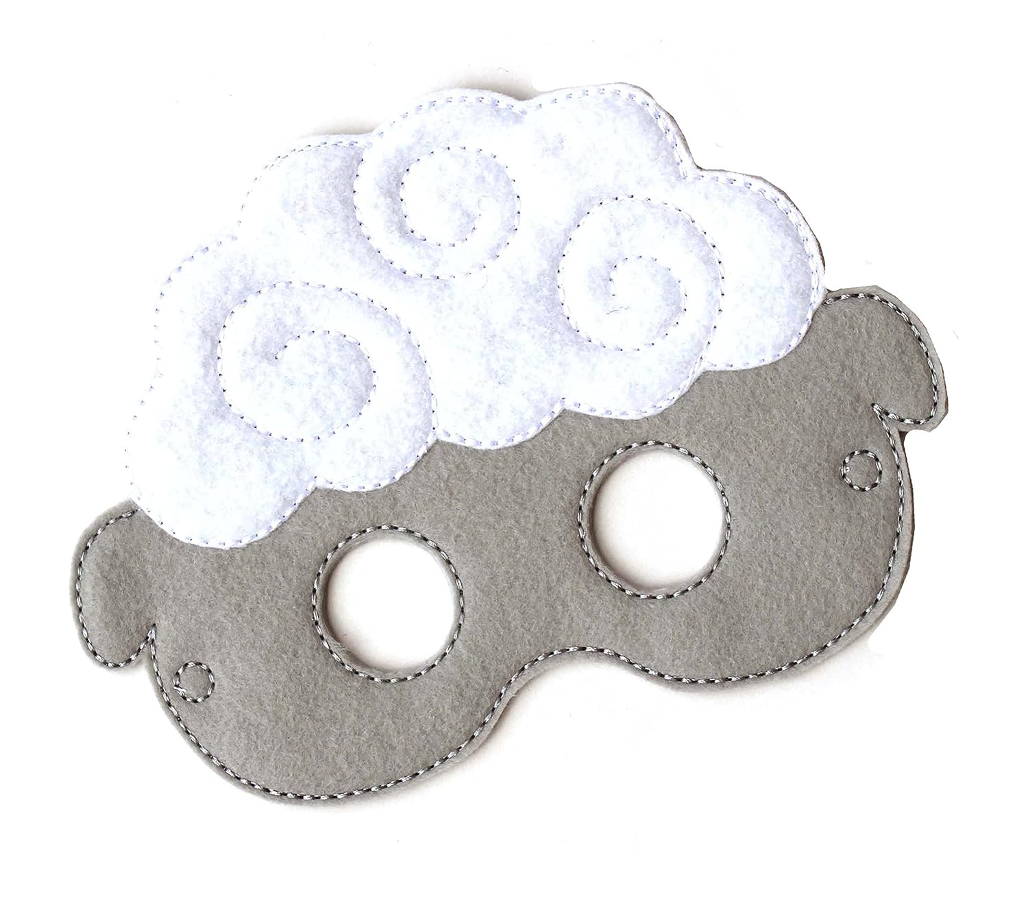 Baby WhatKnots Kids Sheep Felt Face Mask 1