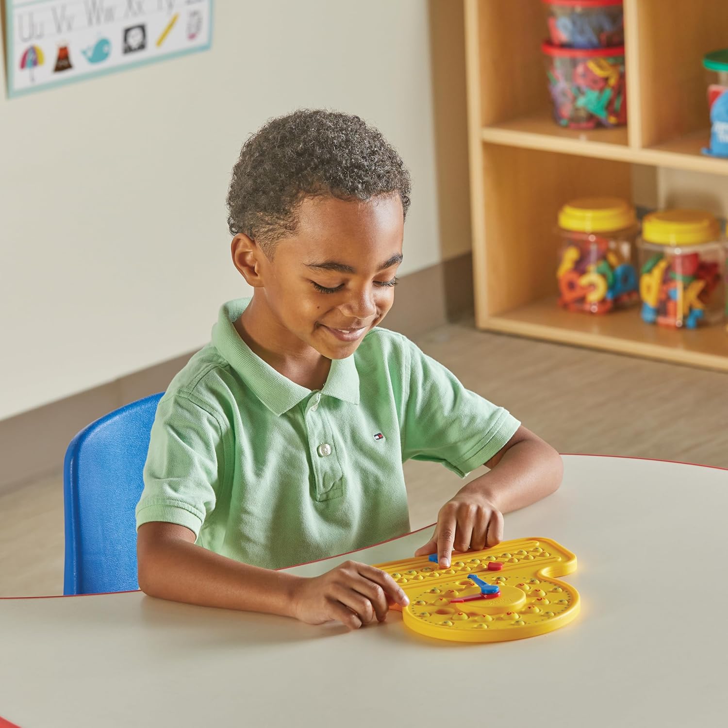 Hand2Mind NumberLine Clock Sensory Bubble Popper