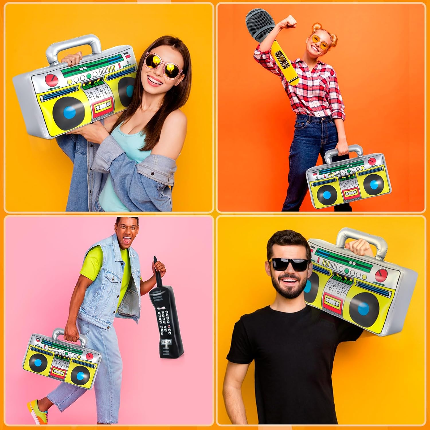 YOTHORN Retro Inflatable Phone Radio Set