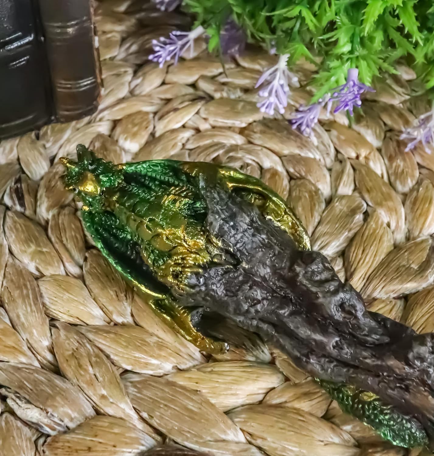 Ebros Magic Wand Aragon Green Dragon