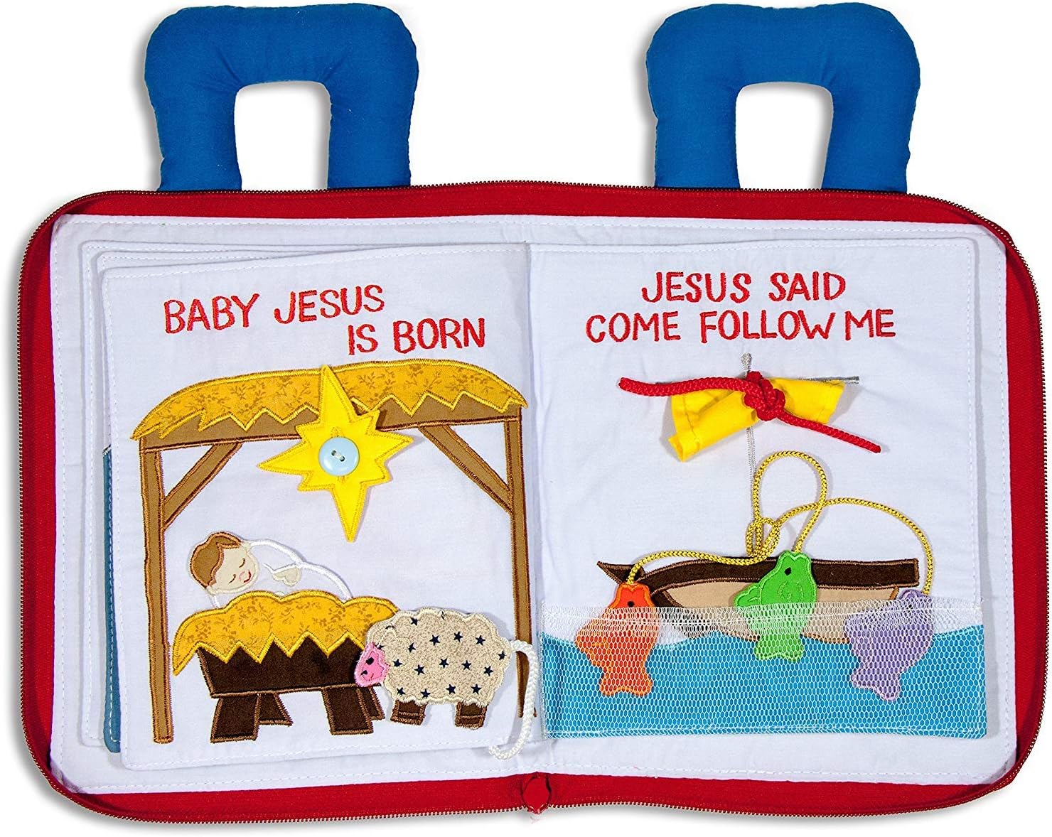 My Bible Quiet Book - Interactive Fabric Learning Toy for Kids