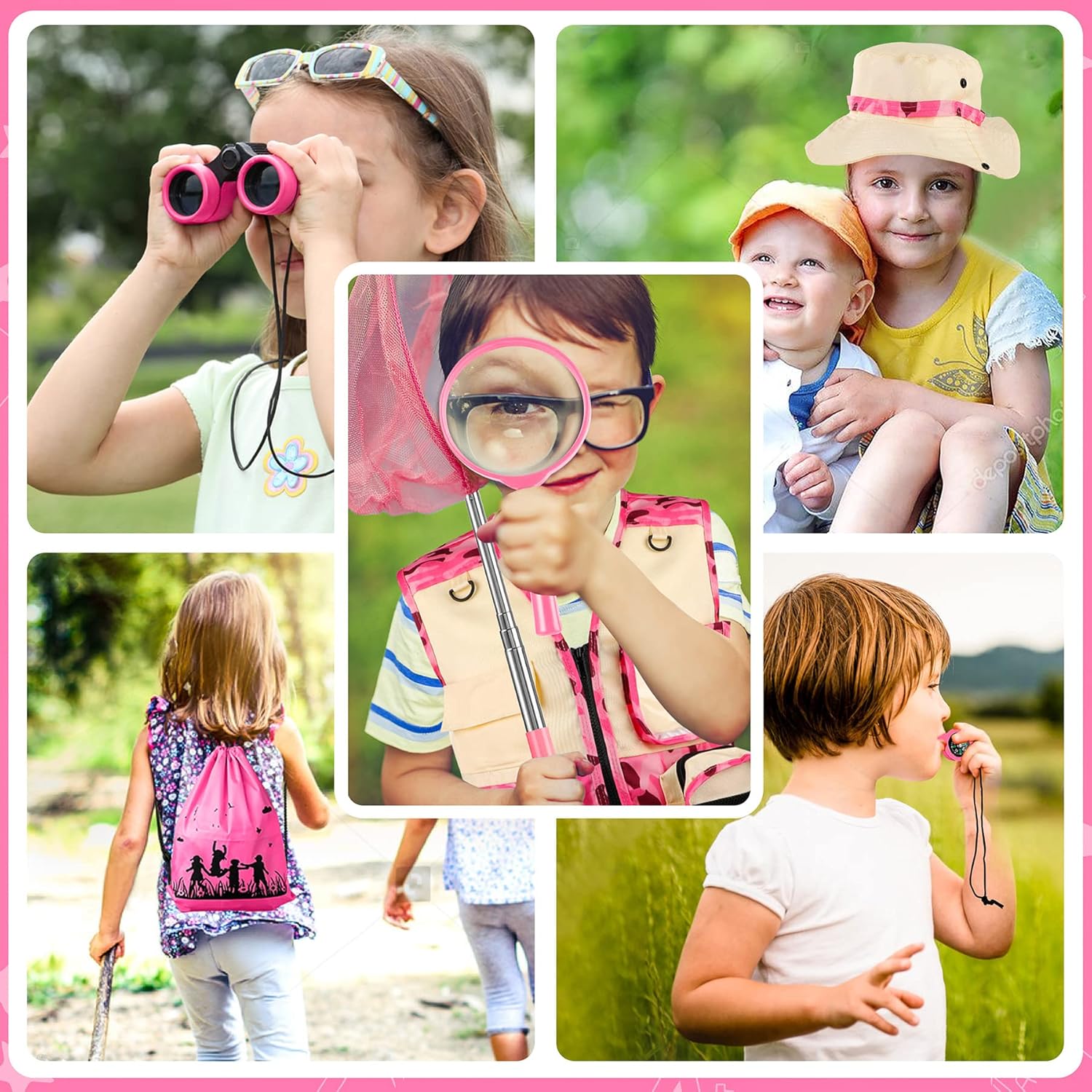 INNOCHEER Kids Nature Explorer Kit with Bugs Book
