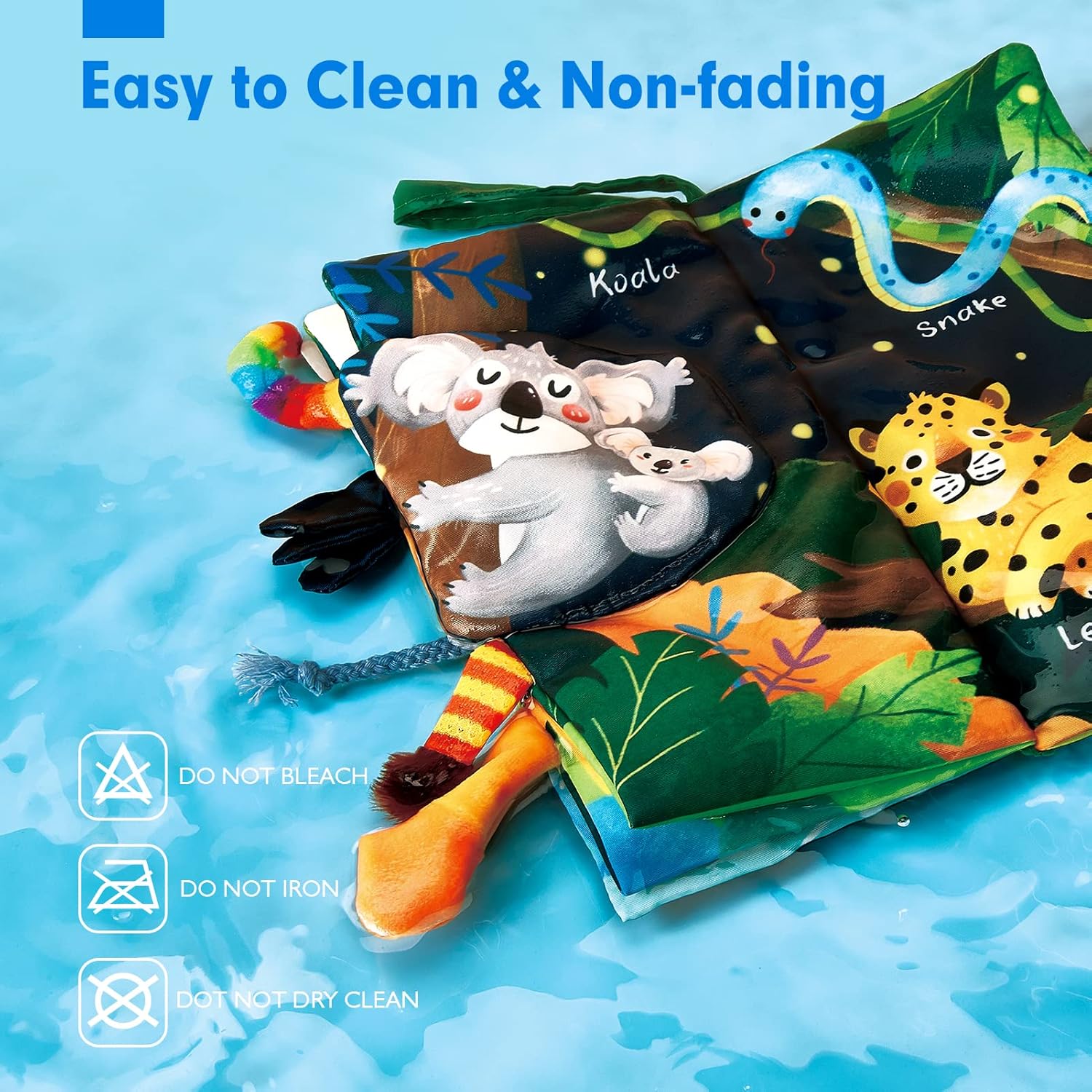 hahaland Baby Books 0-12 Months Touch Feel Learning Toy