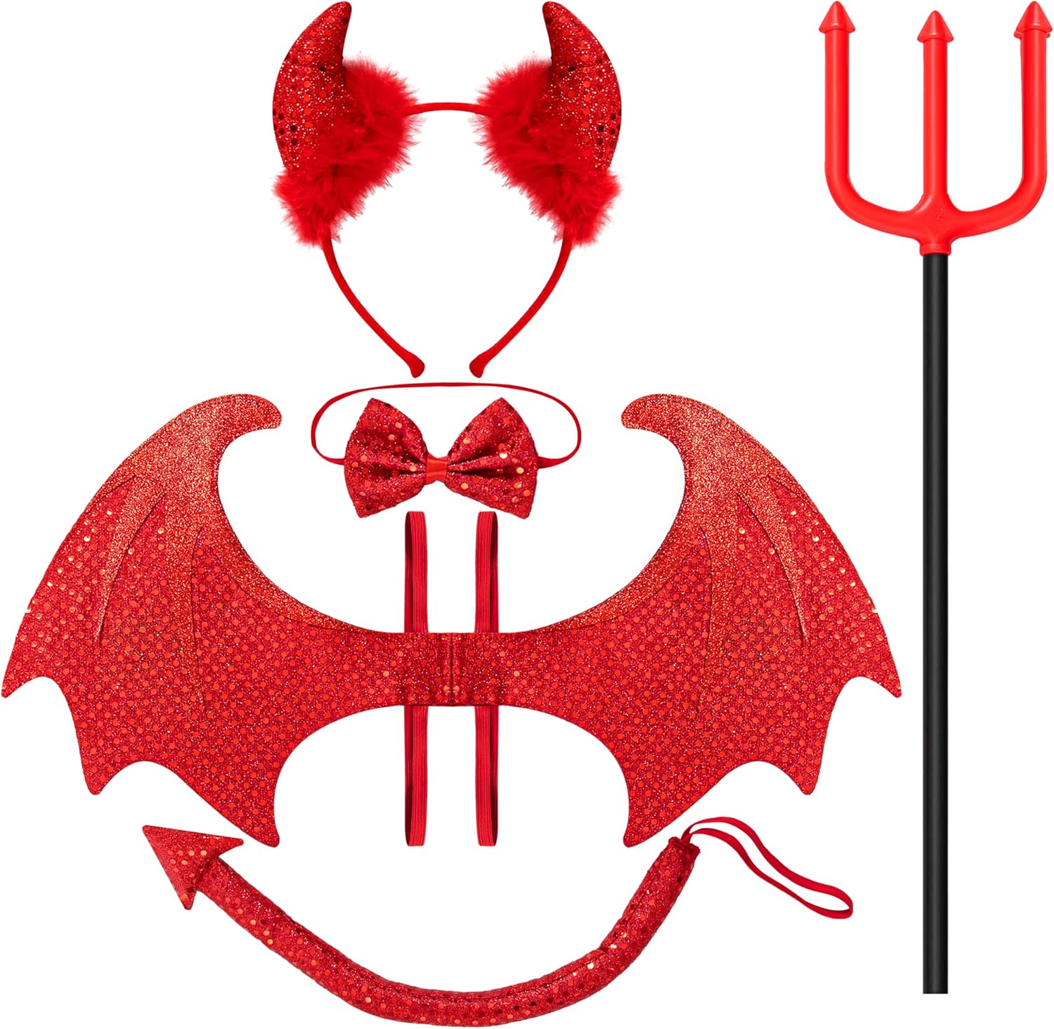 Spooktacular Creations 5-Piece Devil Costume Set