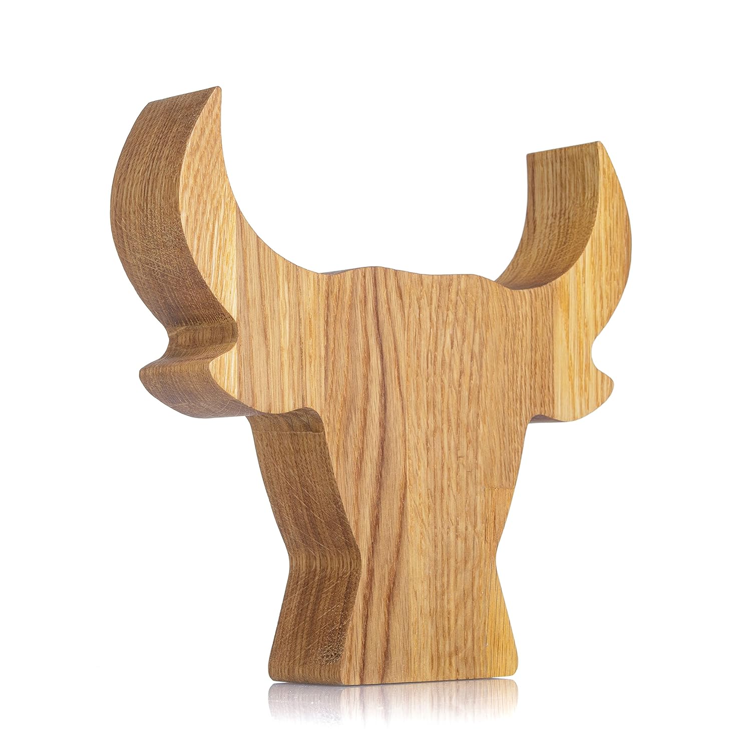 Bull Wooden Piggy Bank Montessori Waldorf Toy 2 Sizes