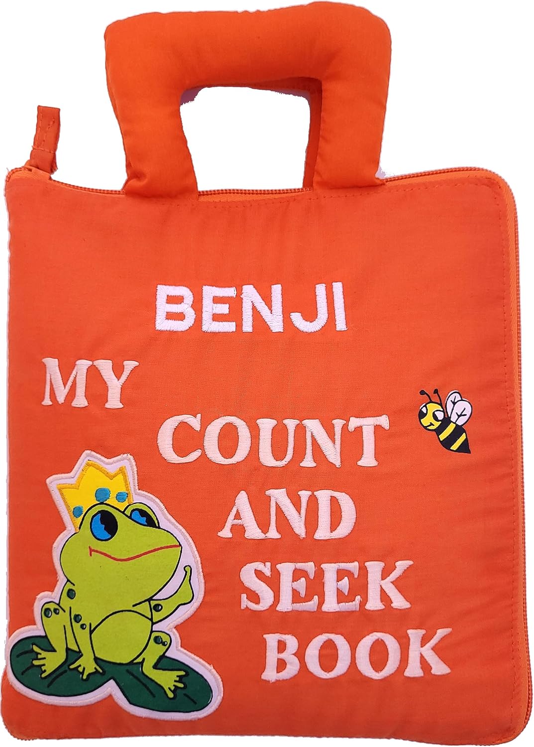 Personalized Count Seek Quiet Book for Toddlers
