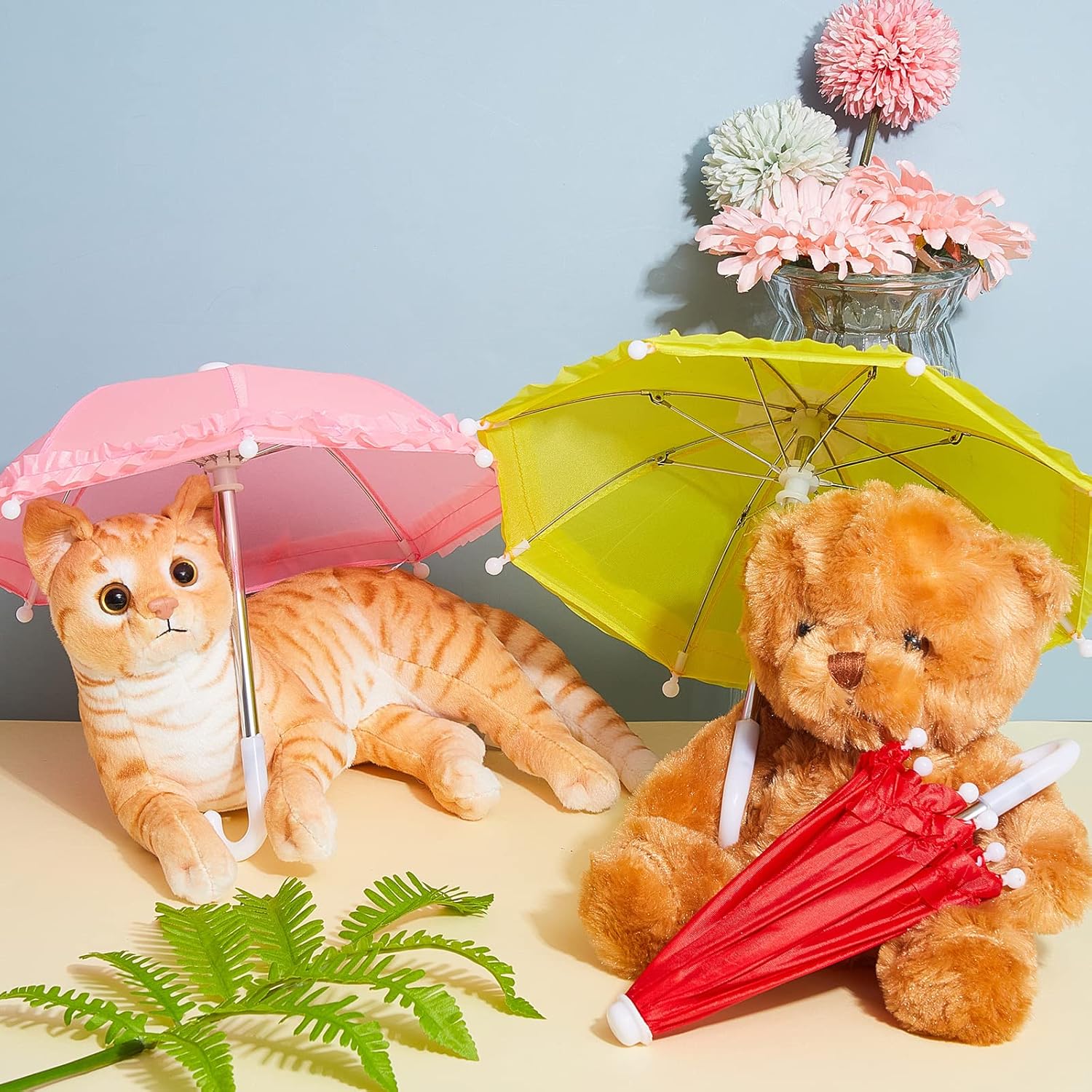Eccliy Mini Doll Umbrella 118 Inch 16 Scale Decorations