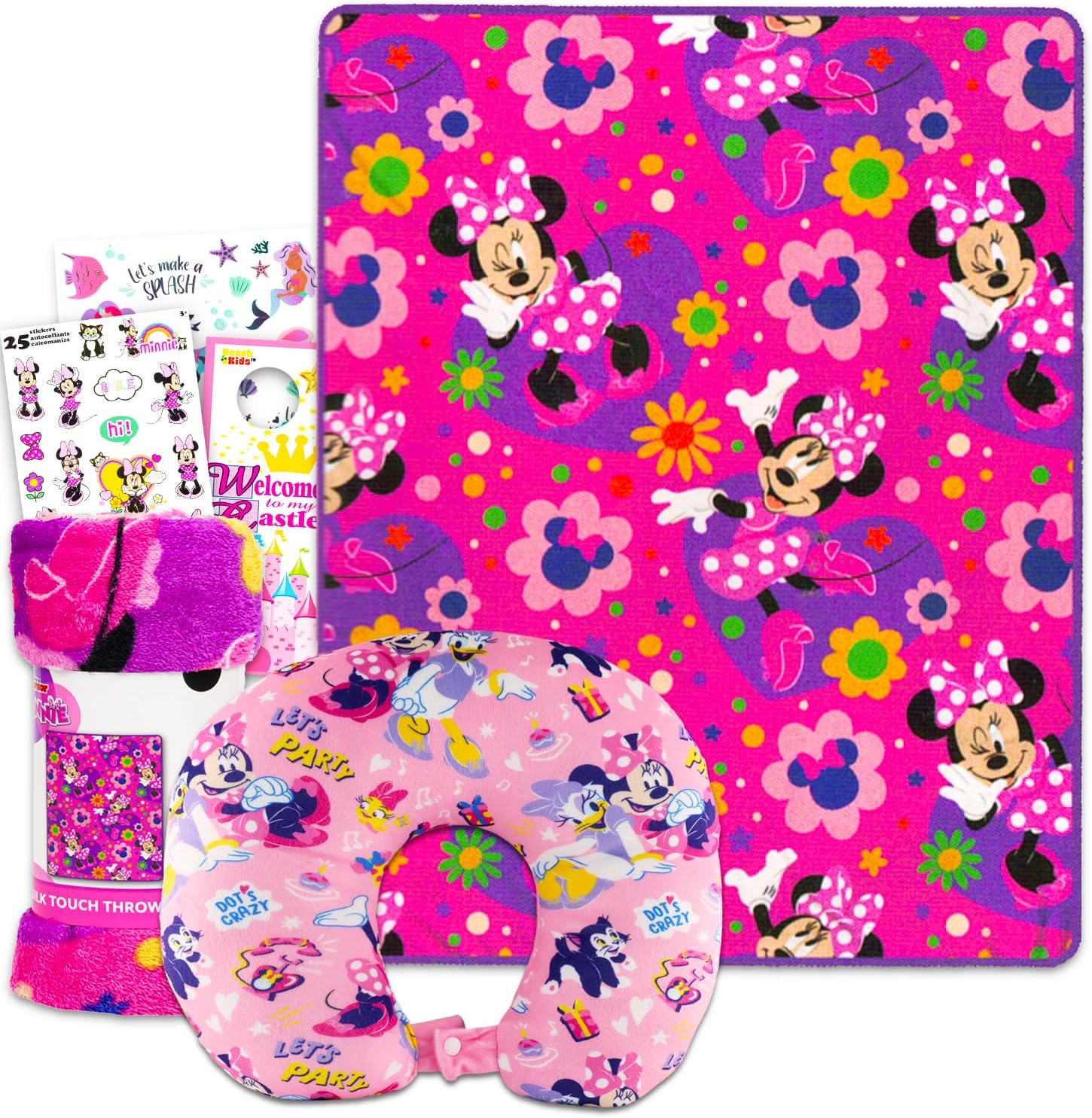 Disney Minnie Mouse Travel Blanket and Pillow Set 1